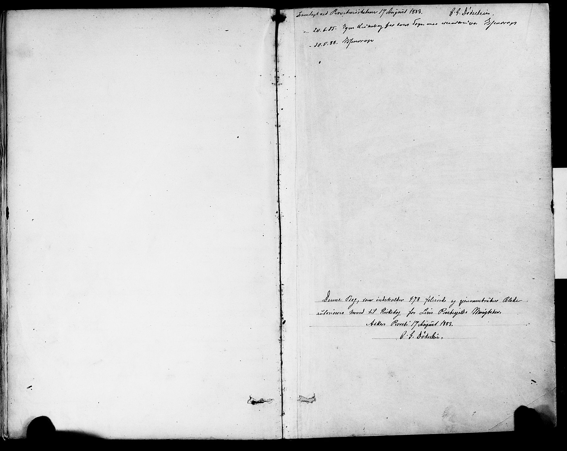 Lier kirkebøker, AV/SAKO-A-230/F/Fa/L0015: Ministerialbok nr. I 15, 1883-1894