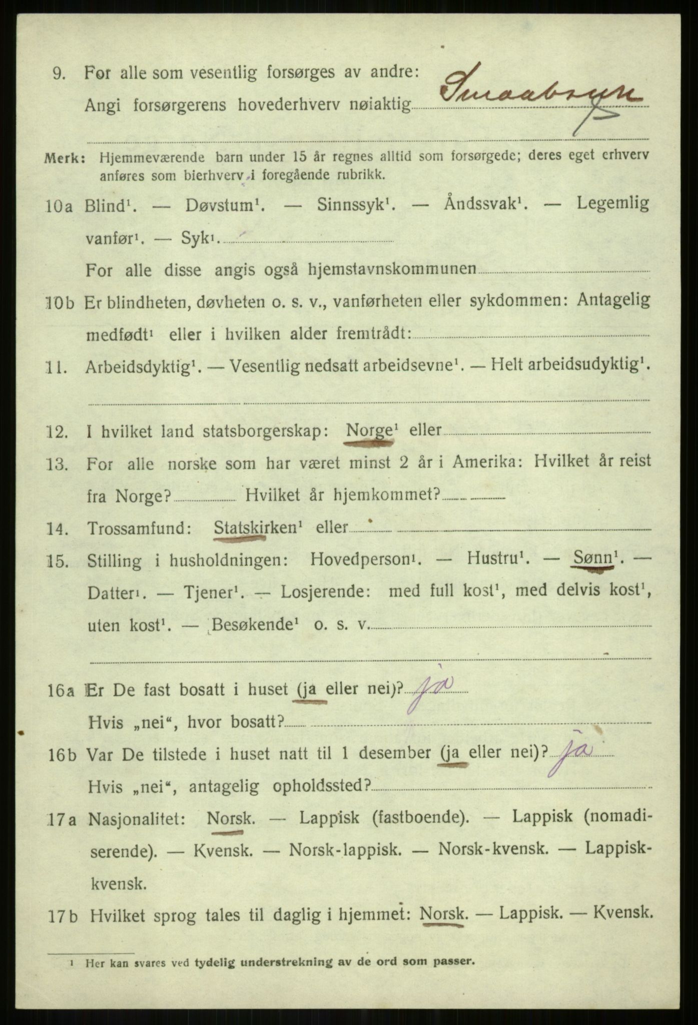 SATØ, Folketelling 1920 for 1928 Torsken herred, 1920, s. 684