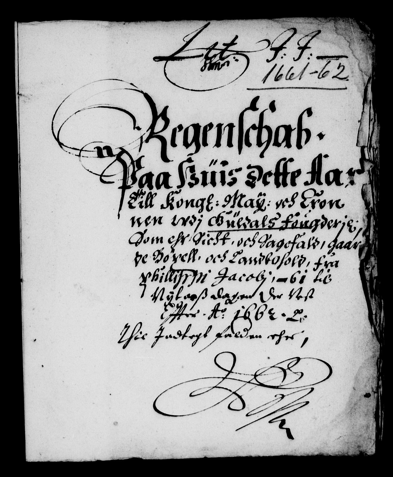 Rentekammeret inntil 1814, Reviderte regnskaper, Lensregnskaper, RA/EA-5023/R/Rb/Rbw/L0148: Trondheim len, 1661