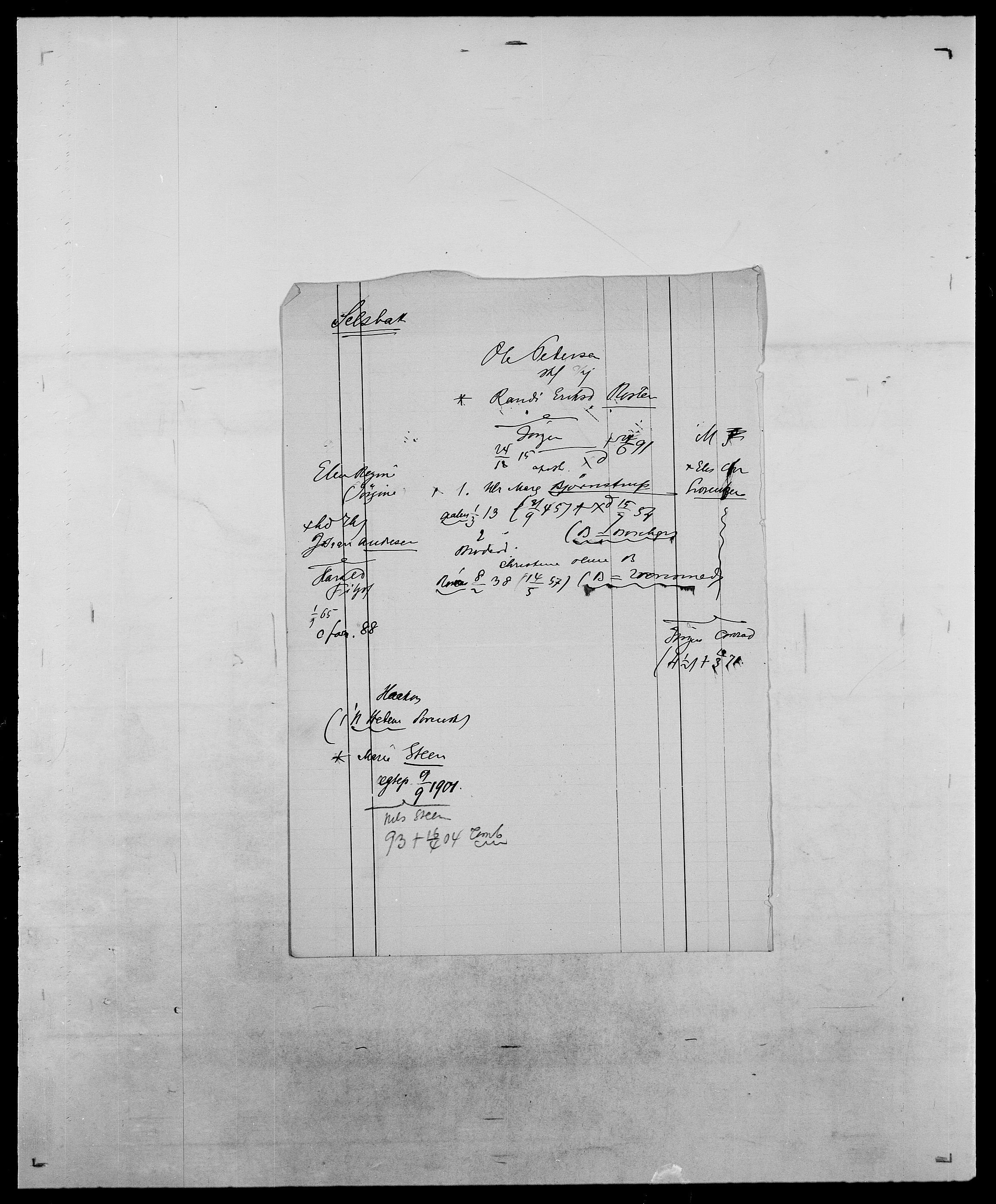 Delgobe, Charles Antoine - samling, SAO/PAO-0038/D/Da/L0035: Schnabel - sjetman, s. 674