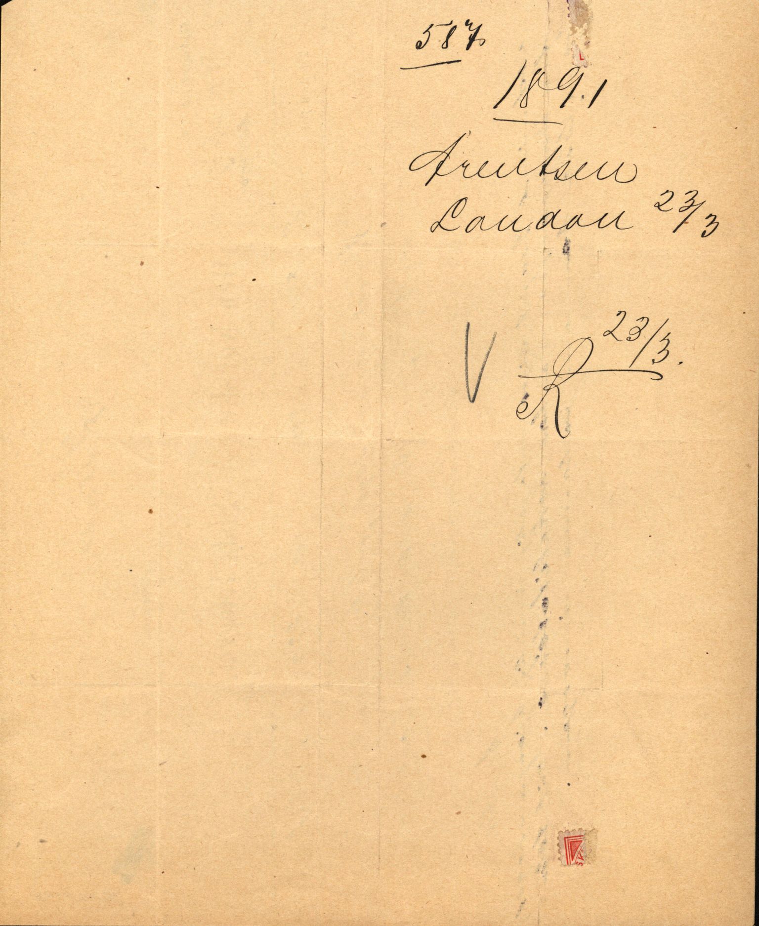 Pa 63 - Østlandske skibsassuranceforening, VEMU/A-1079/G/Ga/L0027/0011: Havaridokumenter / Louise, Lucie, Falcon, Ingeborg av Laurvig, Imperator, 1891, s. 50