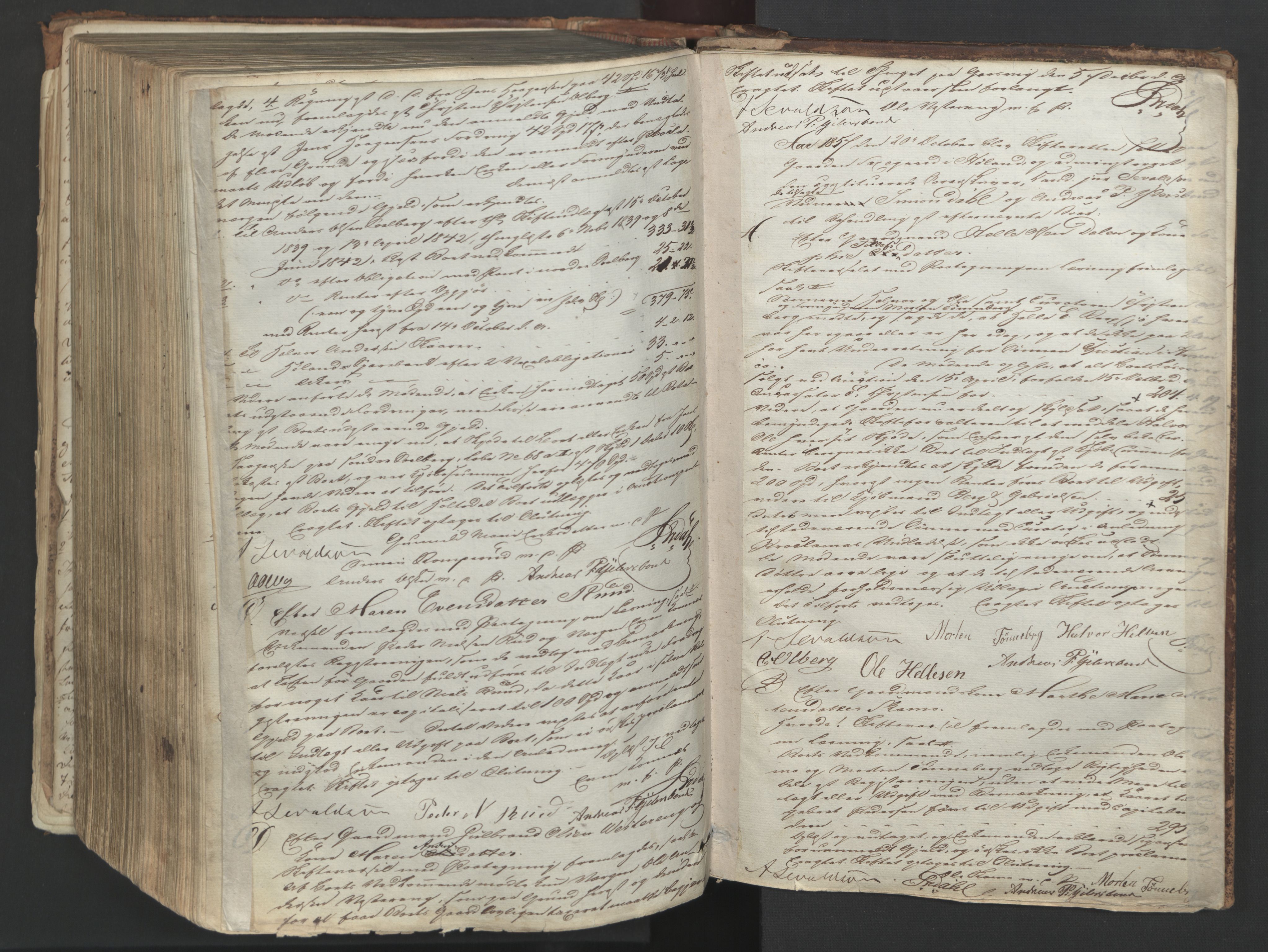 Nedre Romerike sorenskriveri, AV/SAO-A-10469/H/He/Heb/L0004: Skiftebehandlingsprotokoll, 1845-1857, s. 375b-376a