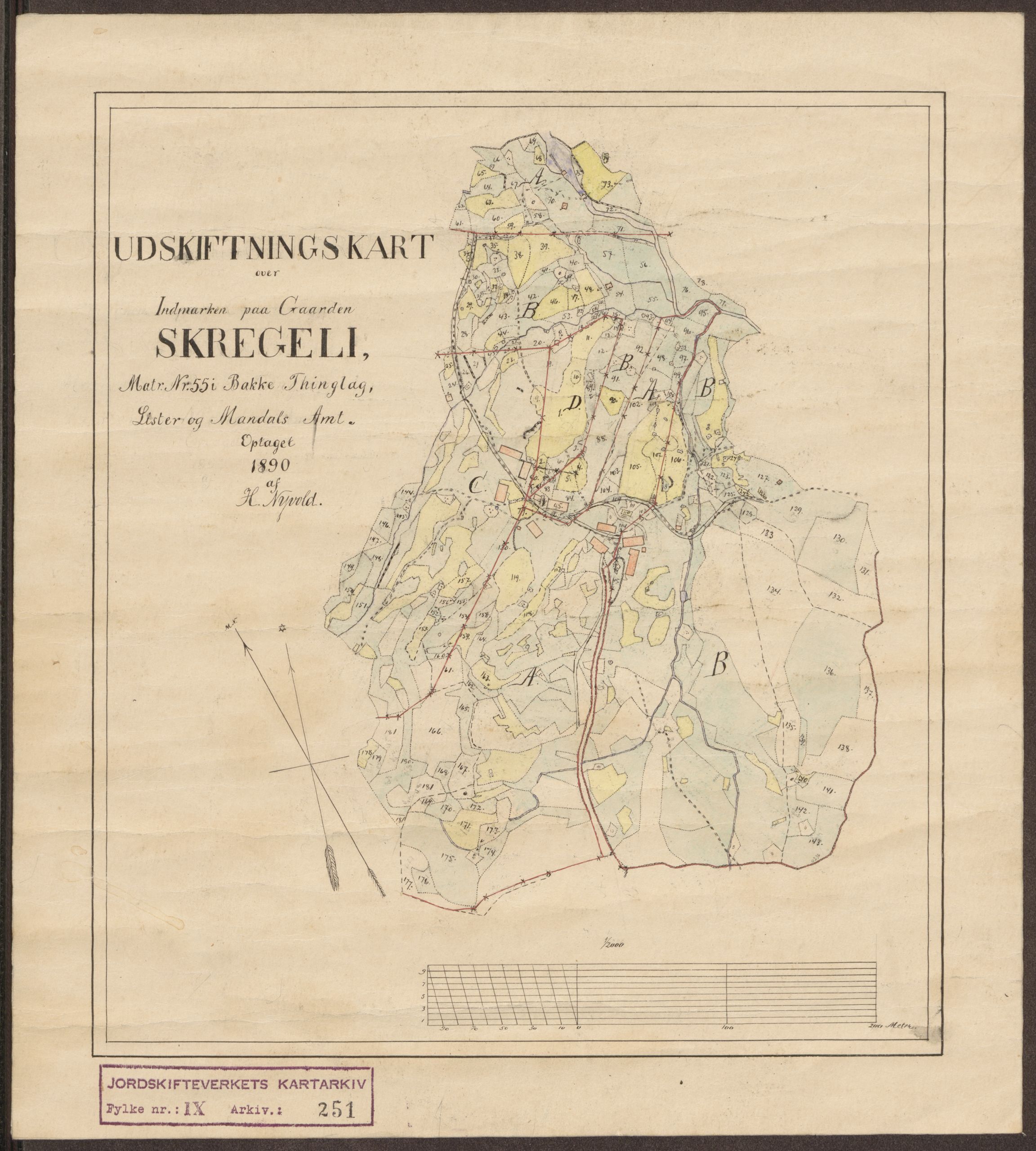 Jordskifteverkets kartarkiv, RA/S-3929/T, 1859-1988, s. 295