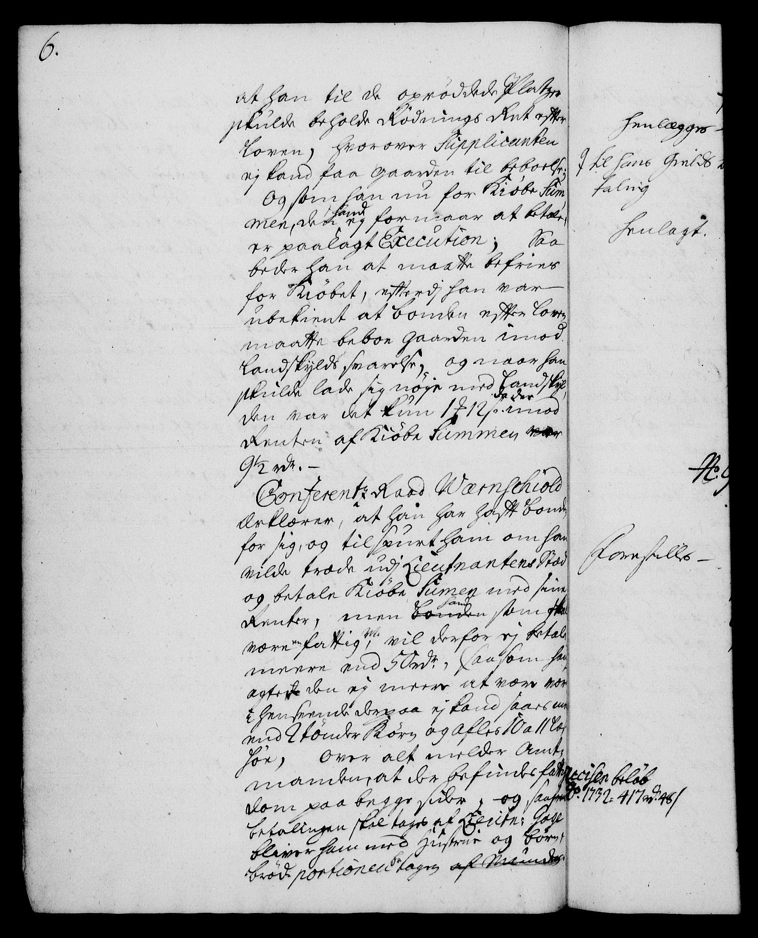 Rentekammeret, Kammerkanselliet, RA/EA-3111/G/Gh/Gha/L0016: Norsk ekstraktmemorialprotokoll (merket RK 53.61), 1734-1735, s. 6