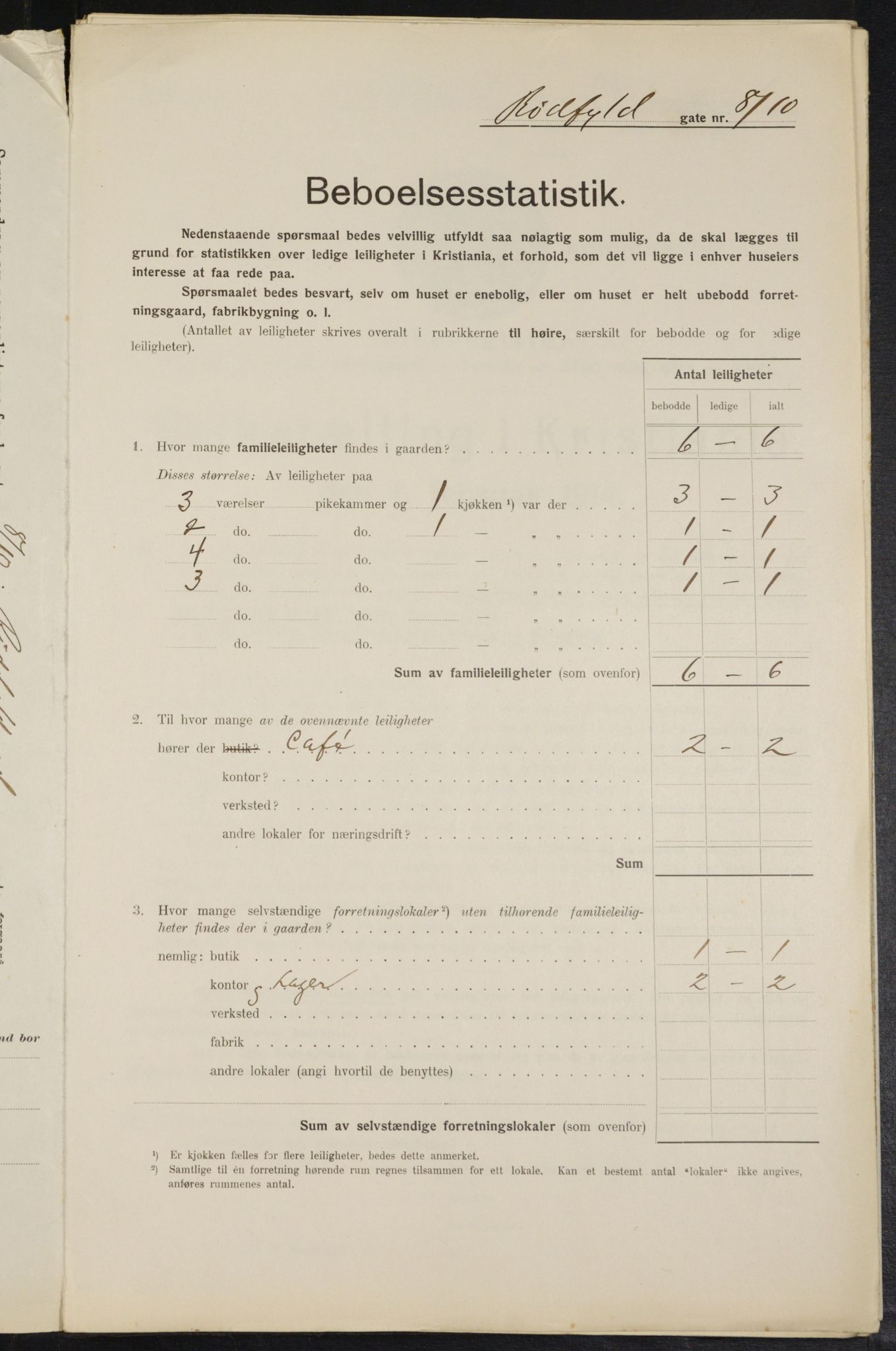 OBA, Kommunal folketelling 1.2.1914 for Kristiania, 1914, s. 85725