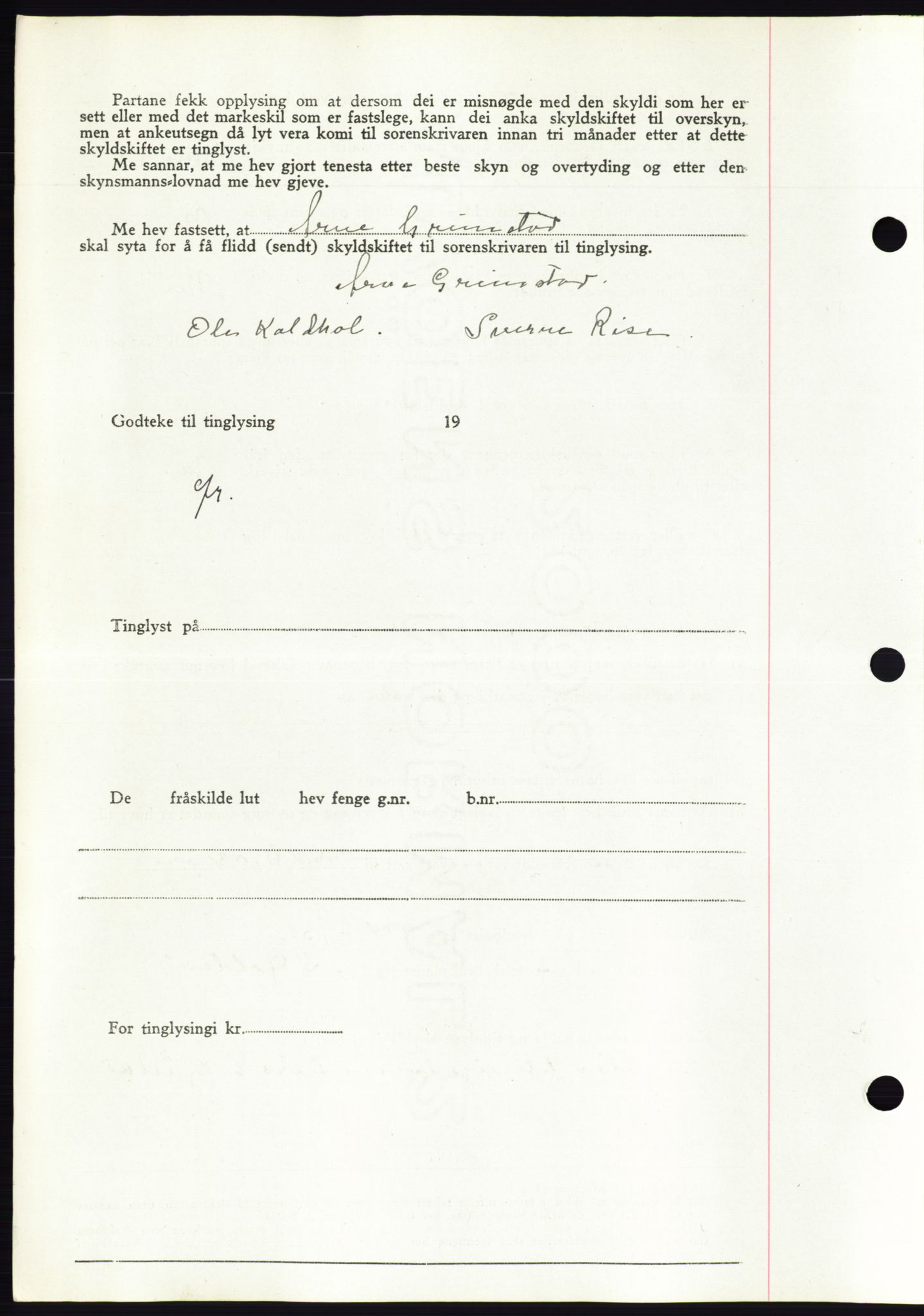 Søre Sunnmøre sorenskriveri, AV/SAT-A-4122/1/2/2C/L0076: Pantebok nr. 2A, 1943-1944, Dagboknr: 671/1944