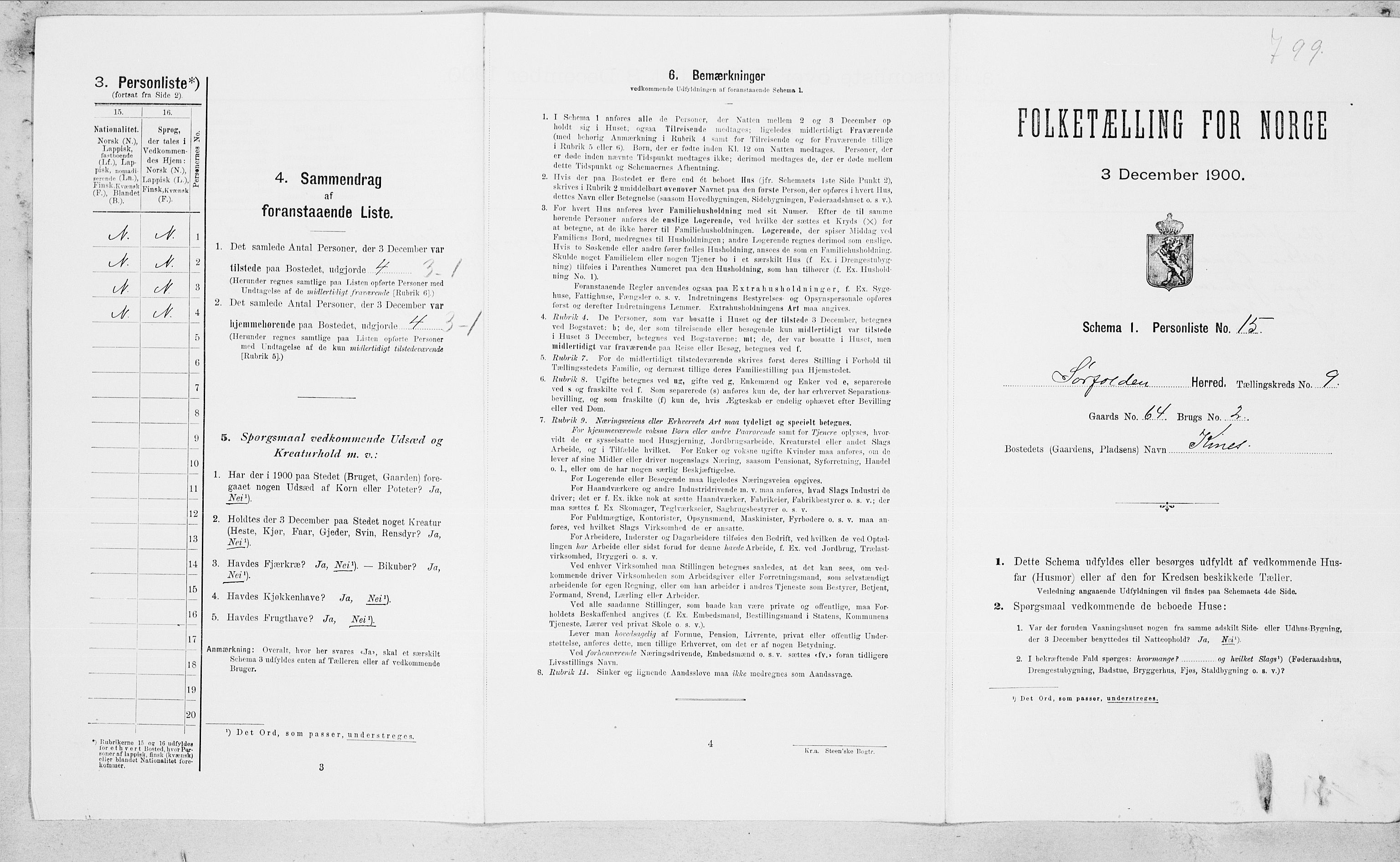 SAT, Folketelling 1900 for 1845 Sørfold herred, 1900, s. 561