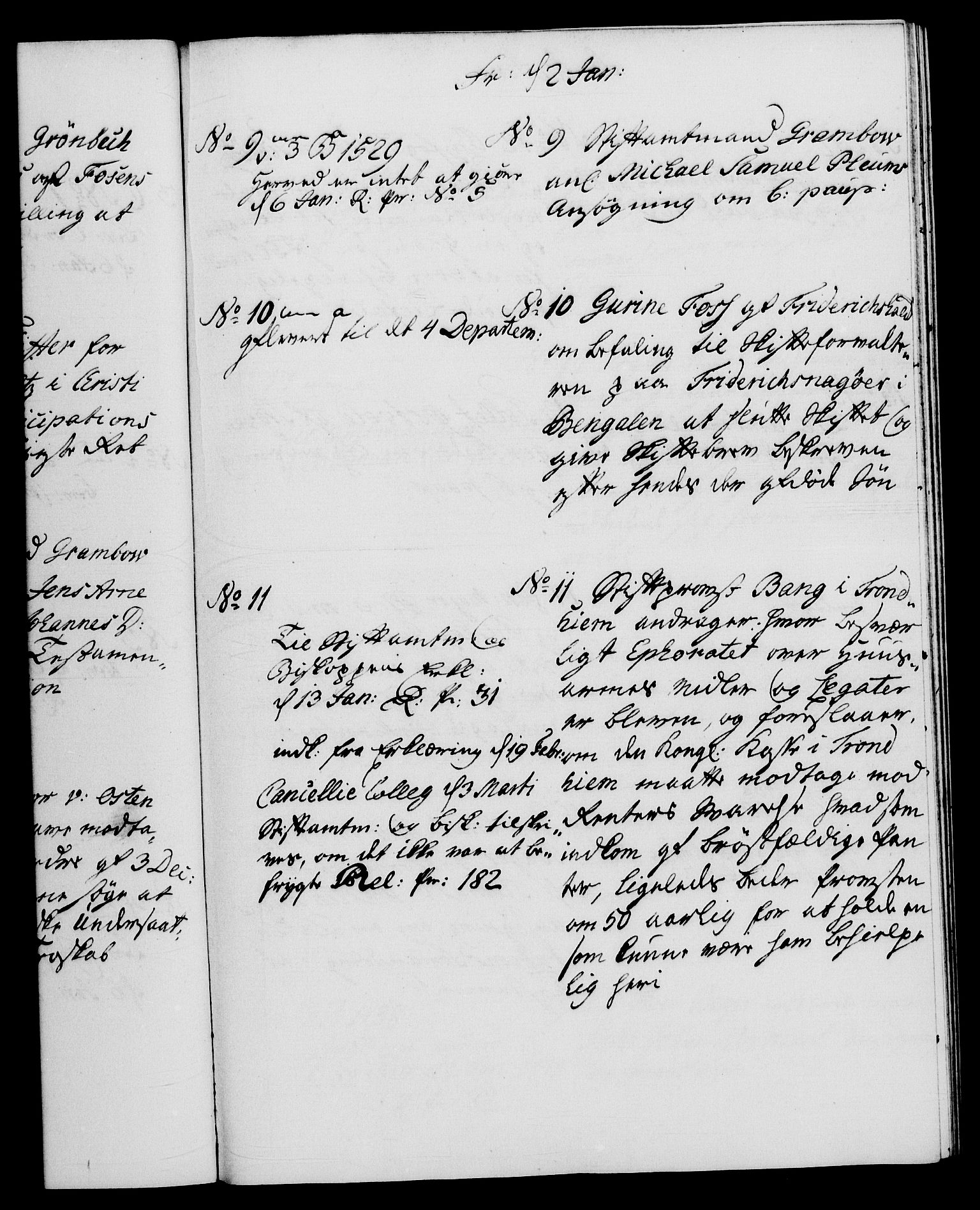 Danske Kanselli 1572-1799, RA/EA-3023/I/Ia/L0003: 3. departements journal, 1773