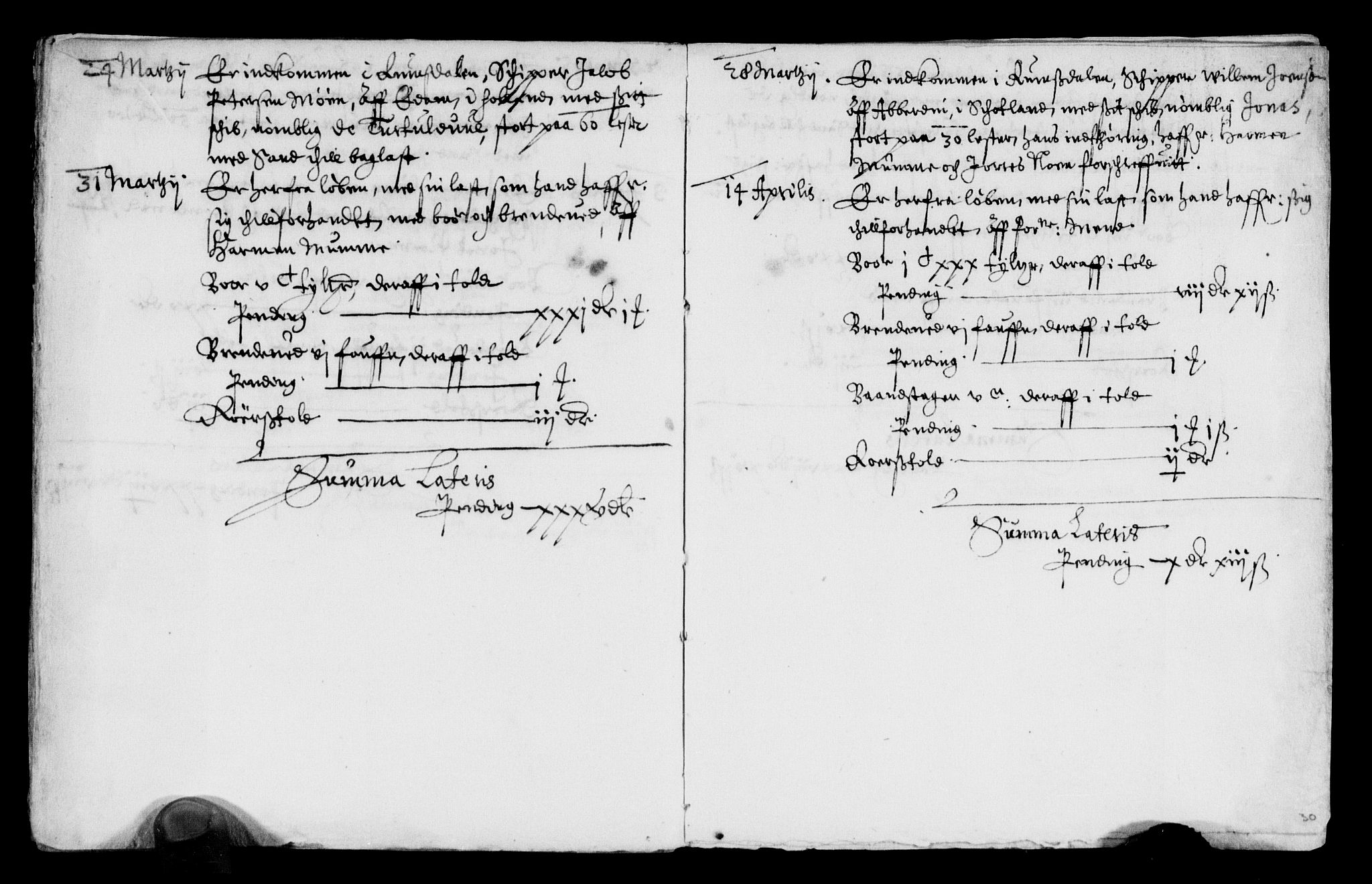 Rentekammeret inntil 1814, Reviderte regnskaper, Lensregnskaper, AV/RA-EA-5023/R/Rb/Rbw/L0018: Trondheim len, 1618-1620