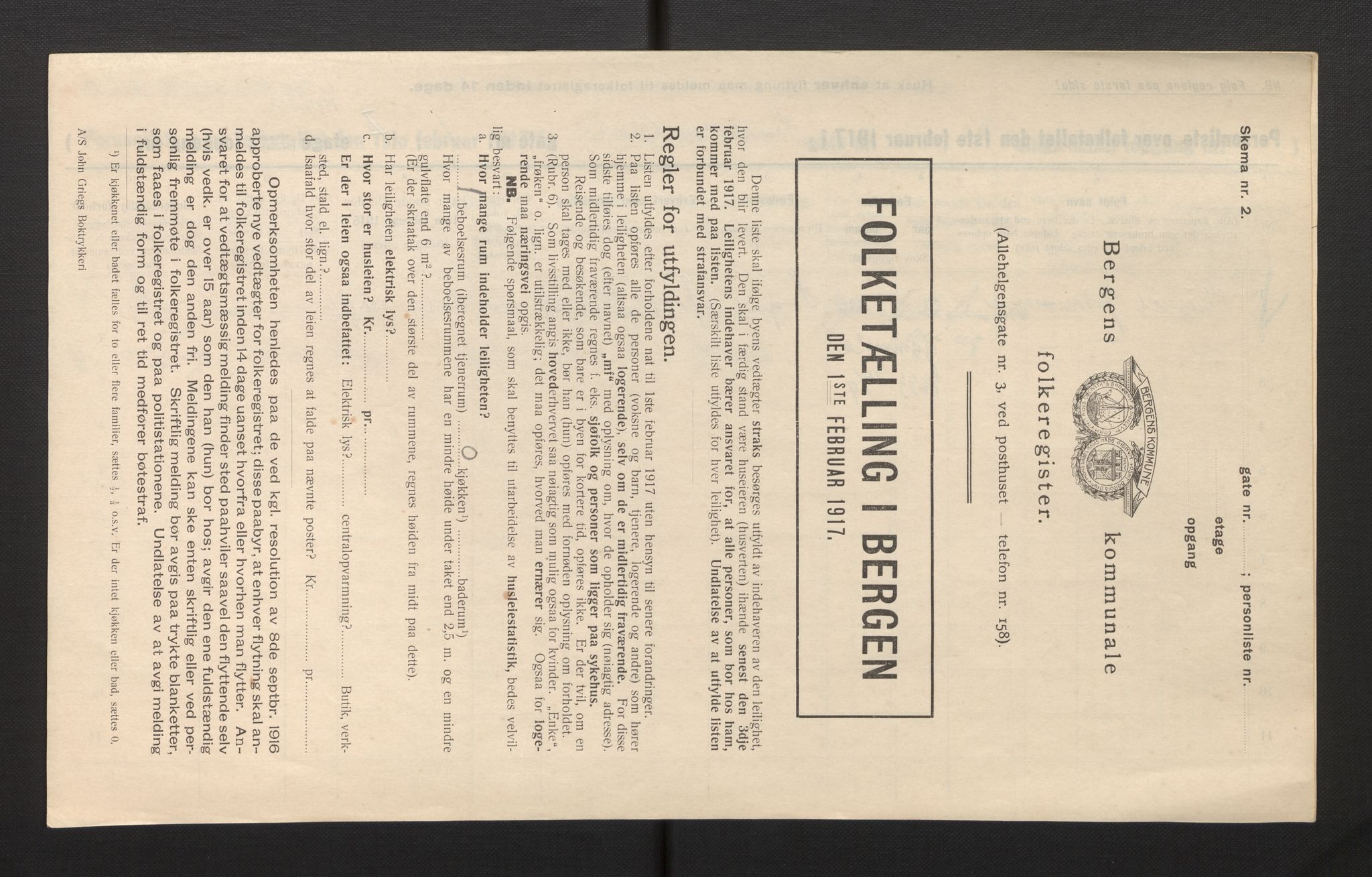 SAB, Kommunal folketelling 1917 for Bergen kjøpstad, 1917, s. 33530