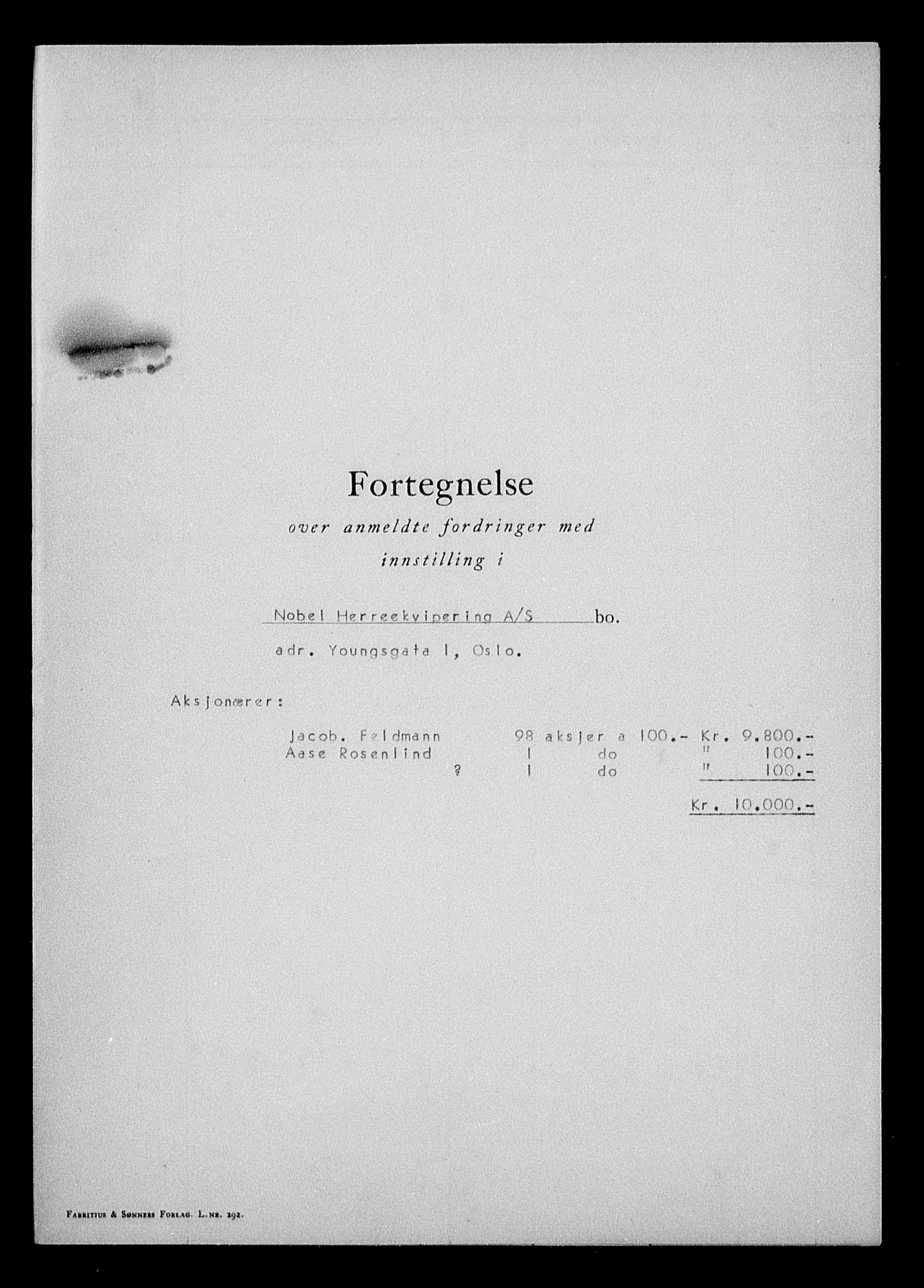 Justisdepartementet, Tilbakeføringskontoret for inndratte formuer, AV/RA-S-1564/H/Hc/Hcc/L0967: --, 1945-1947, s. 350