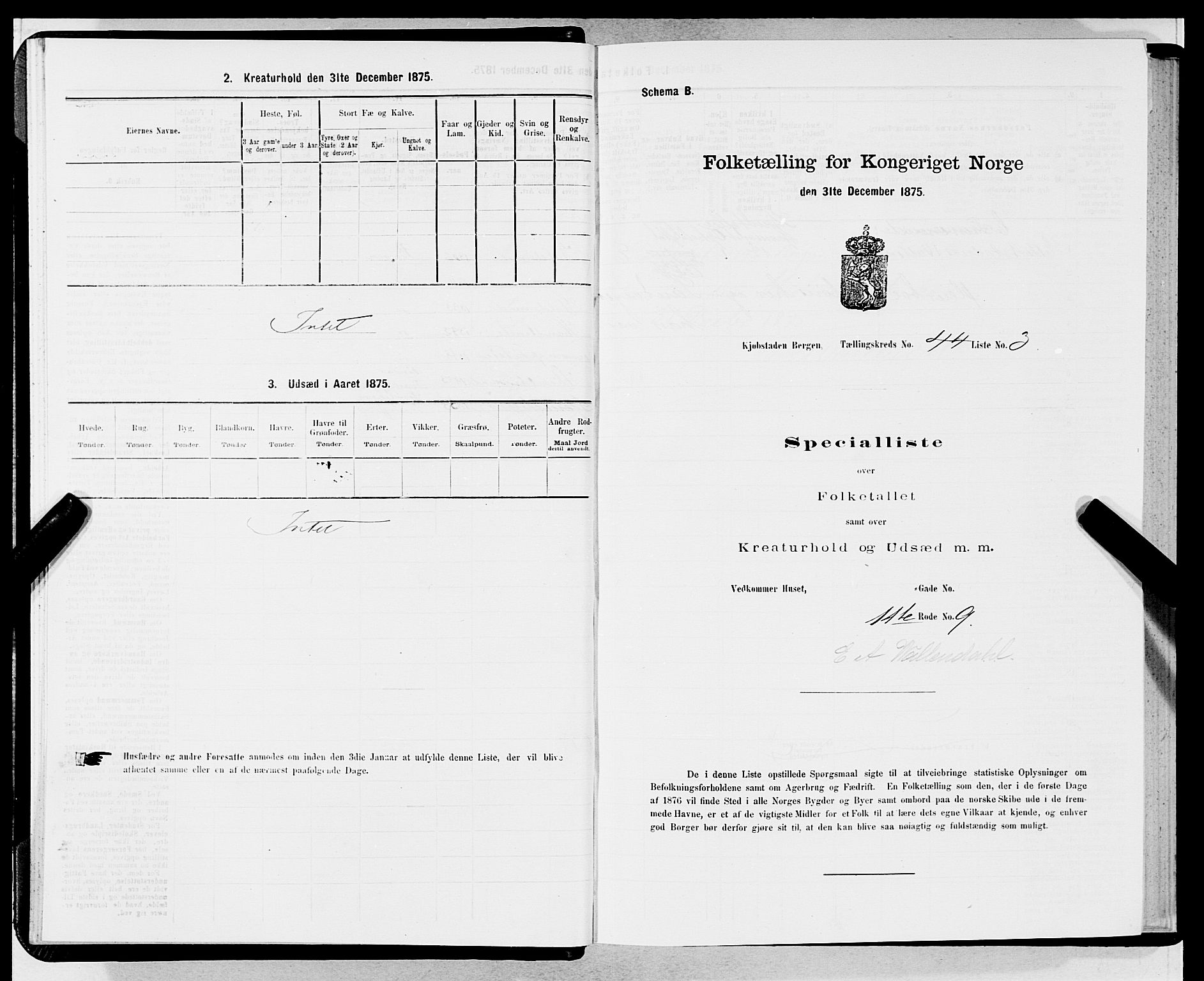 SAB, Folketelling 1875 for 1301 Bergen kjøpstad, 1875, s. 2283