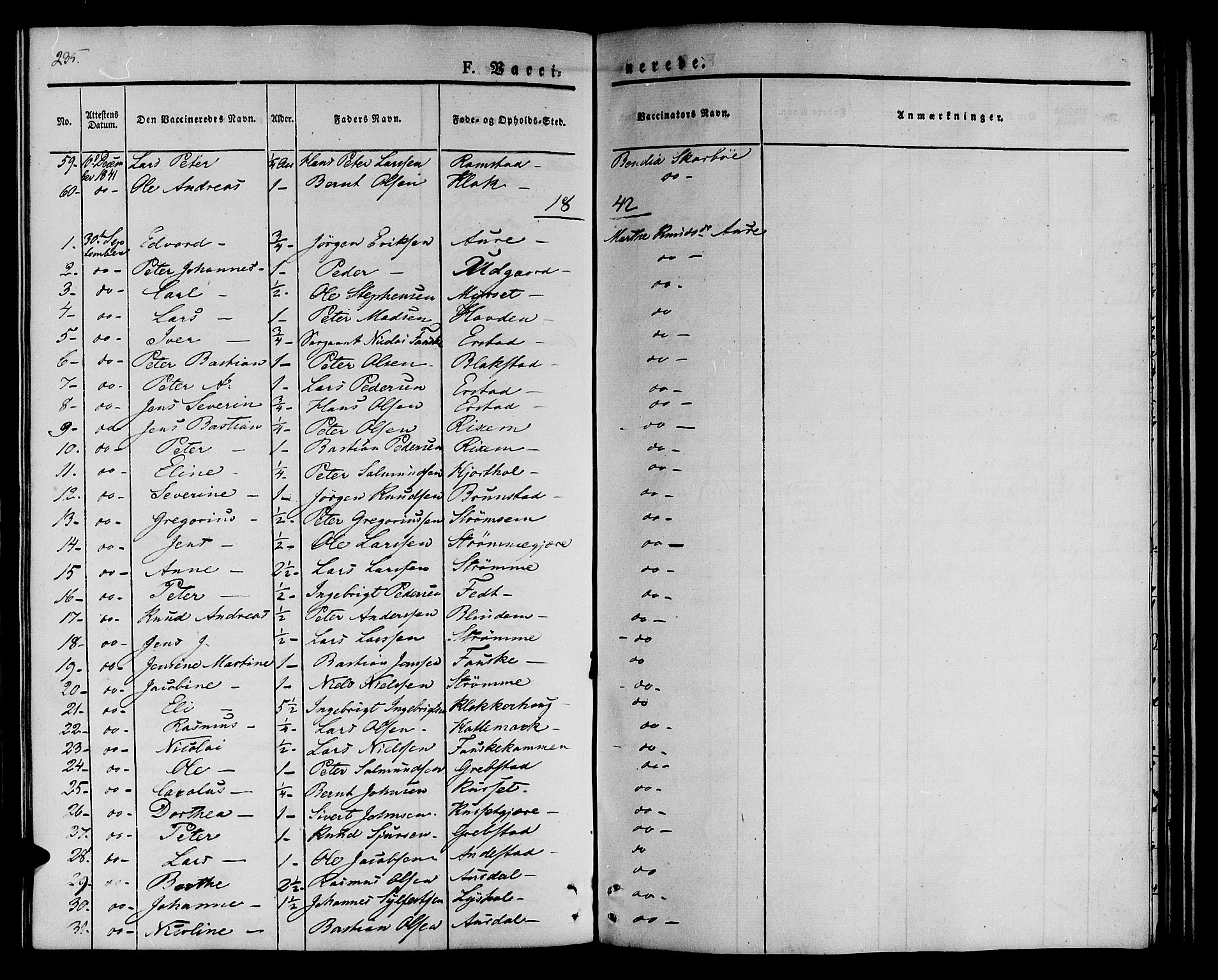 Ministerialprotokoller, klokkerbøker og fødselsregistre - Møre og Romsdal, AV/SAT-A-1454/522/L0311: Ministerialbok nr. 522A06, 1832-1842, s. 235