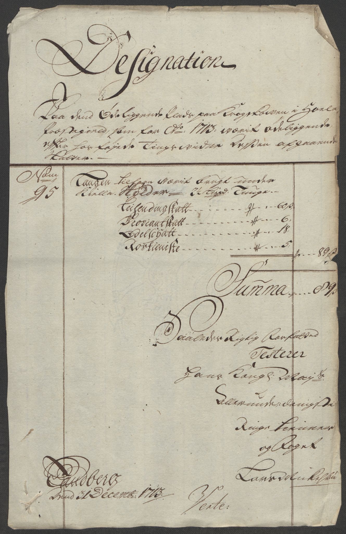 Rentekammeret inntil 1814, Reviderte regnskaper, Fogderegnskap, AV/RA-EA-4092/R23/L1471: Fogderegnskap Ringerike og Hallingdal, 1713-1714, s. 326