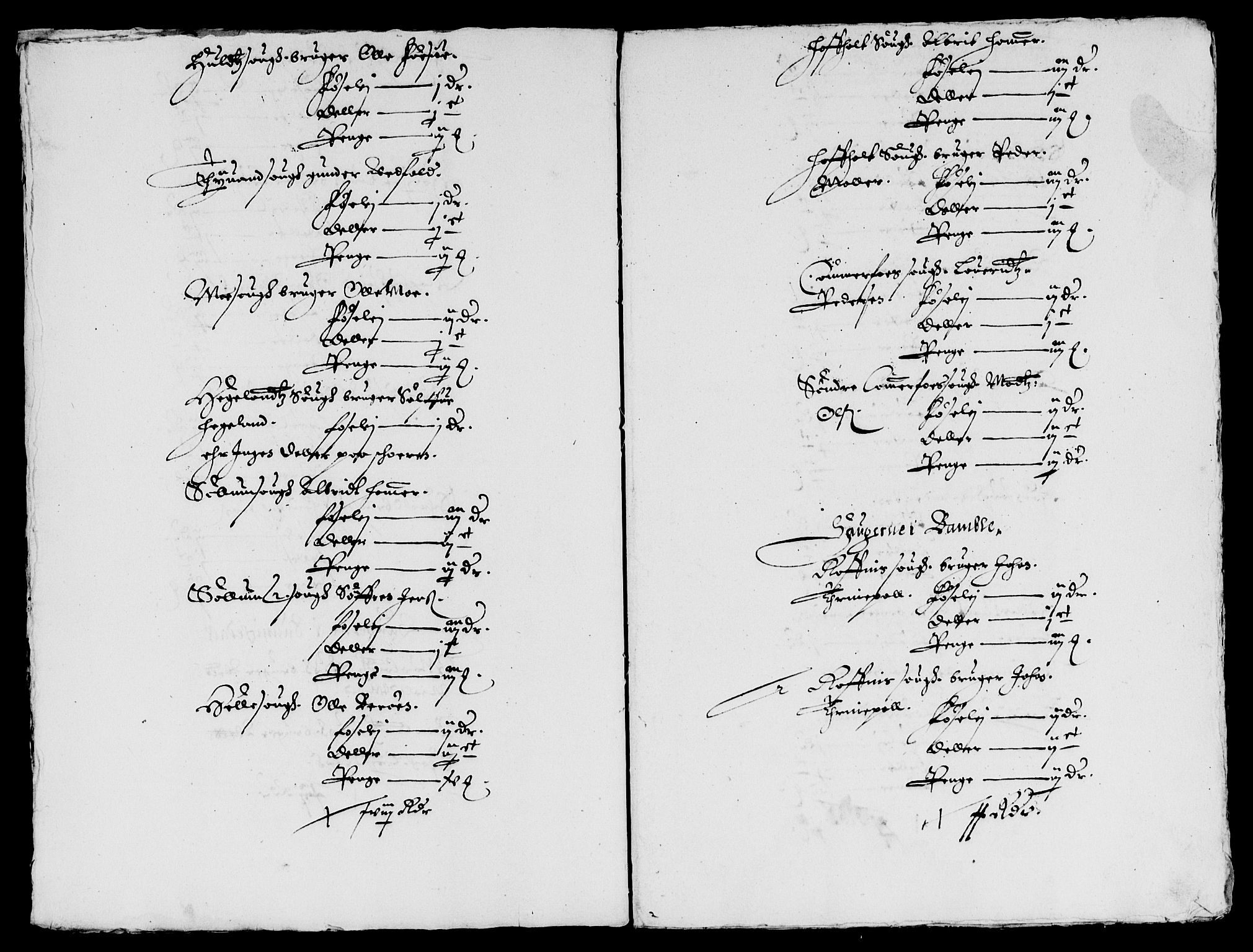 Rentekammeret inntil 1814, Reviderte regnskaper, Lensregnskaper, AV/RA-EA-5023/R/Rb/Rbp/L0015: Bratsberg len, 1630-1633
