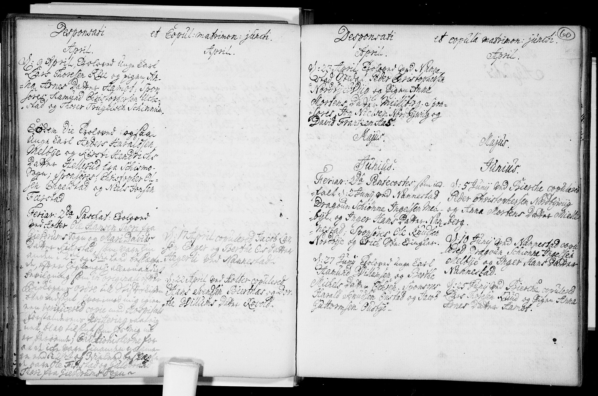 Nannestad prestekontor Kirkebøker, AV/SAO-A-10414a/F/Fa/L0005: Ministerialbok nr. I 5, 1729-1738, s. 60