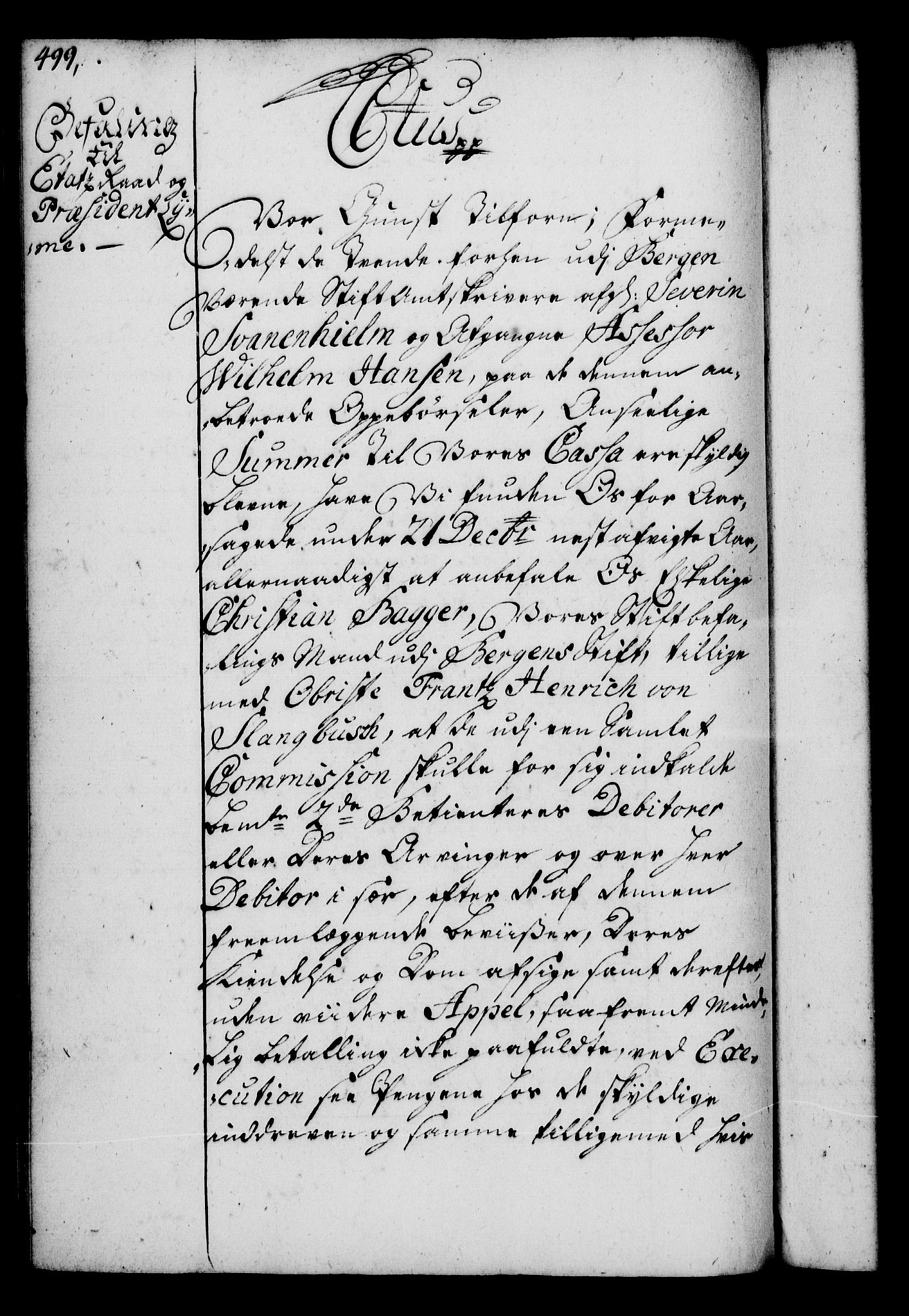 Rentekammeret, Kammerkanselliet, AV/RA-EA-3111/G/Gg/Gga/L0004: Norsk ekspedisjonsprotokoll med register (merket RK 53.4), 1734-1741, s. 499