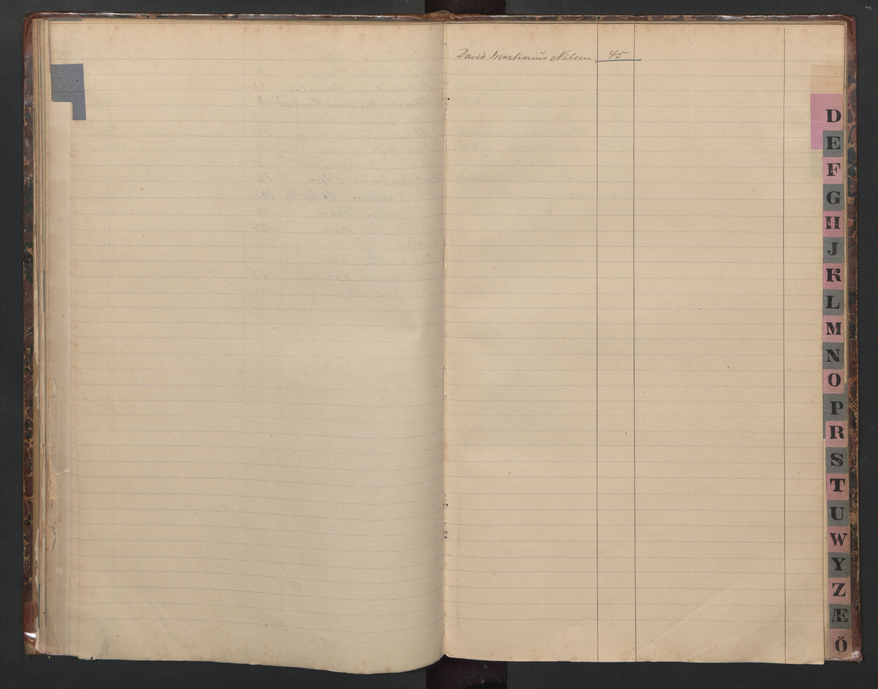 Kristiansand mønstringskrets, AV/SAK-2031-0015/F/Fb/L0019: Register til hovedrulle B Grimstad, Lillesand og Kristiansand, I-26, 1885-1948, s. 38