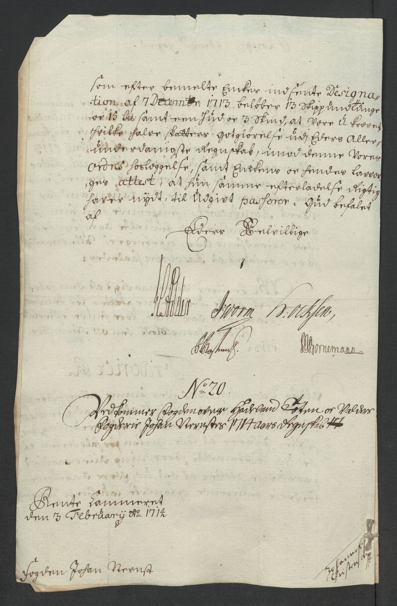 Rentekammeret inntil 1814, Reviderte regnskaper, Fogderegnskap, AV/RA-EA-4092/R18/L1313: Fogderegnskap Hadeland, Toten og Valdres, 1714, s. 195