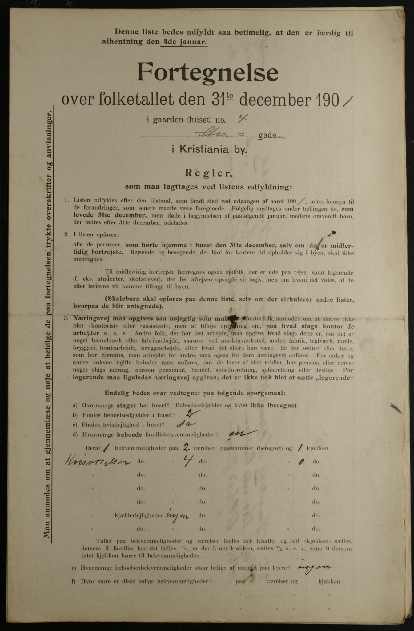 OBA, Kommunal folketelling 31.12.1901 for Kristiania kjøpstad, 1901, s. 15785