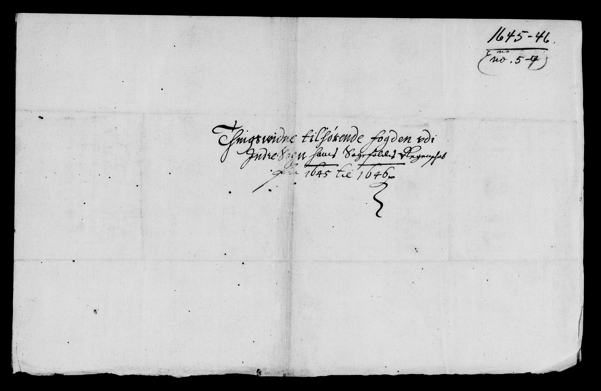 Rentekammeret inntil 1814, Reviderte regnskaper, Lensregnskaper, AV/RA-EA-5023/R/Rb/Rbt/L0101: Bergenhus len, 1645-1646