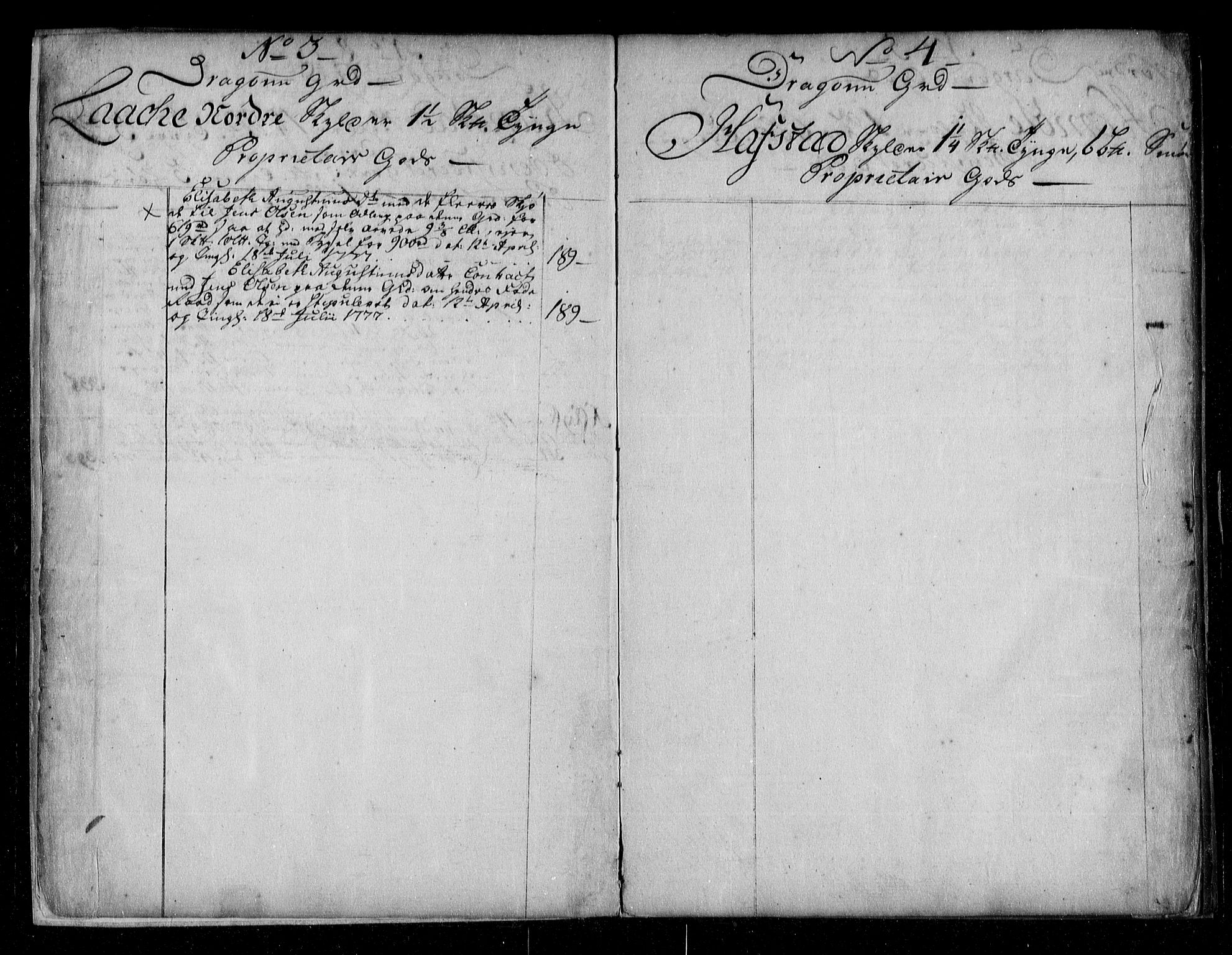 Øvre Romerike sorenskriveri, SAO/A-10649/G/Ga/Gab/L0003: Panteregister nr. 3, 1774-1782