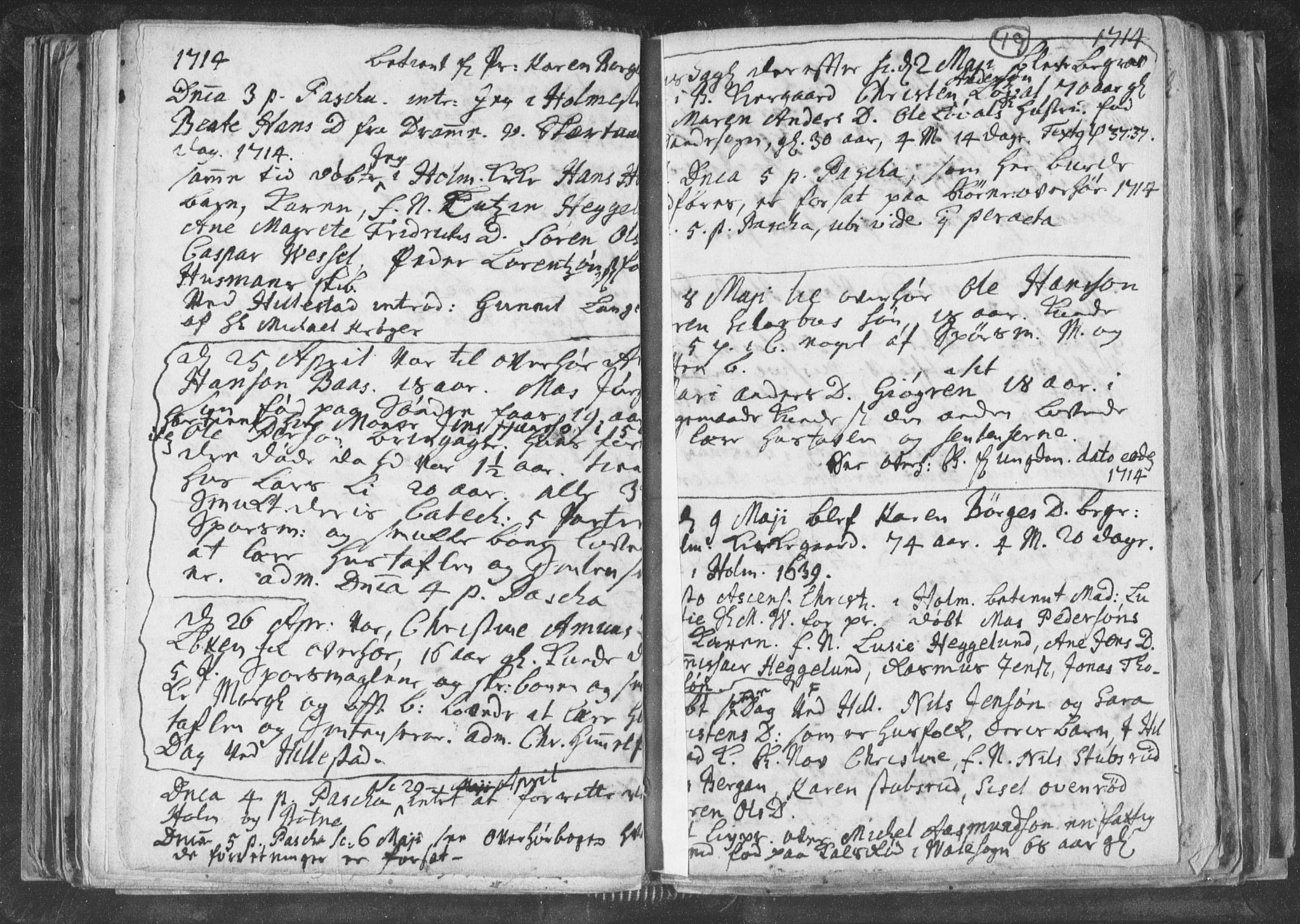 Botne kirkebøker, AV/SAKO-A-340/F/Fa/L0001b: Ministerialbok nr. I 1B, 1707-1722, s. 49