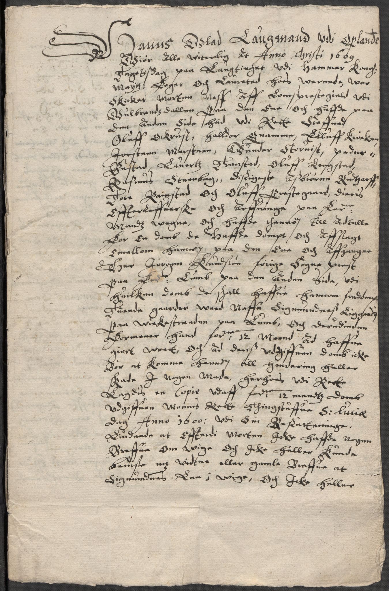 Riksarkivets diplomsamling, AV/RA-EA-5965/F15/L0012: Prestearkiv - Oppland, 1584-1794, s. 58
