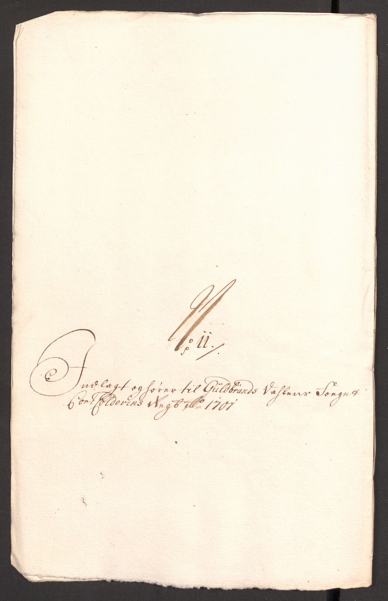 Rentekammeret inntil 1814, Reviderte regnskaper, Fogderegnskap, RA/EA-4092/R17/L1174: Fogderegnskap Gudbrandsdal, 1701, s. 134