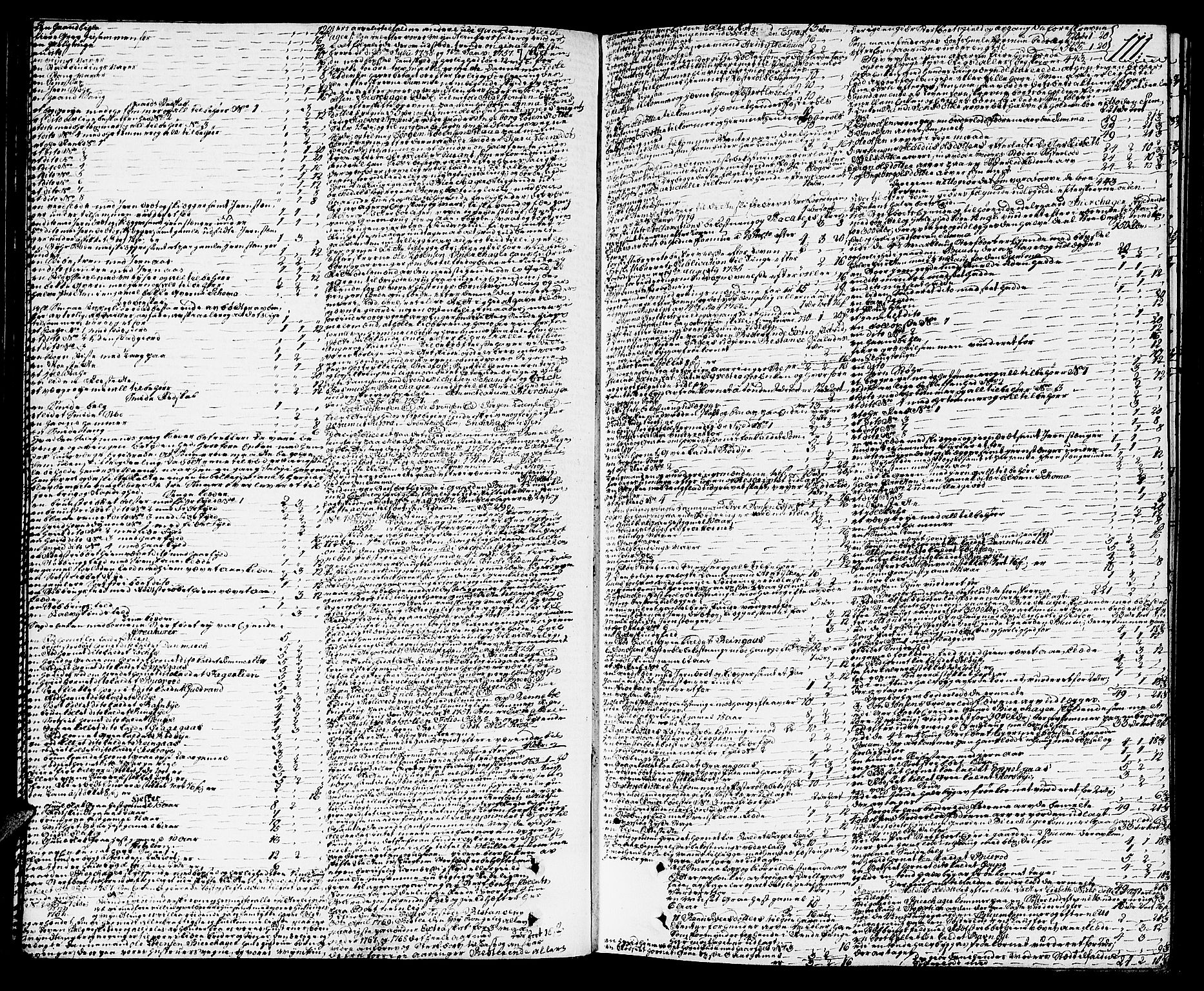Orkdal sorenskriveri, SAT/A-4169/1/3/3Aa/L0007: Skifteprotokoller, 1767-1782, s. 110b-111a