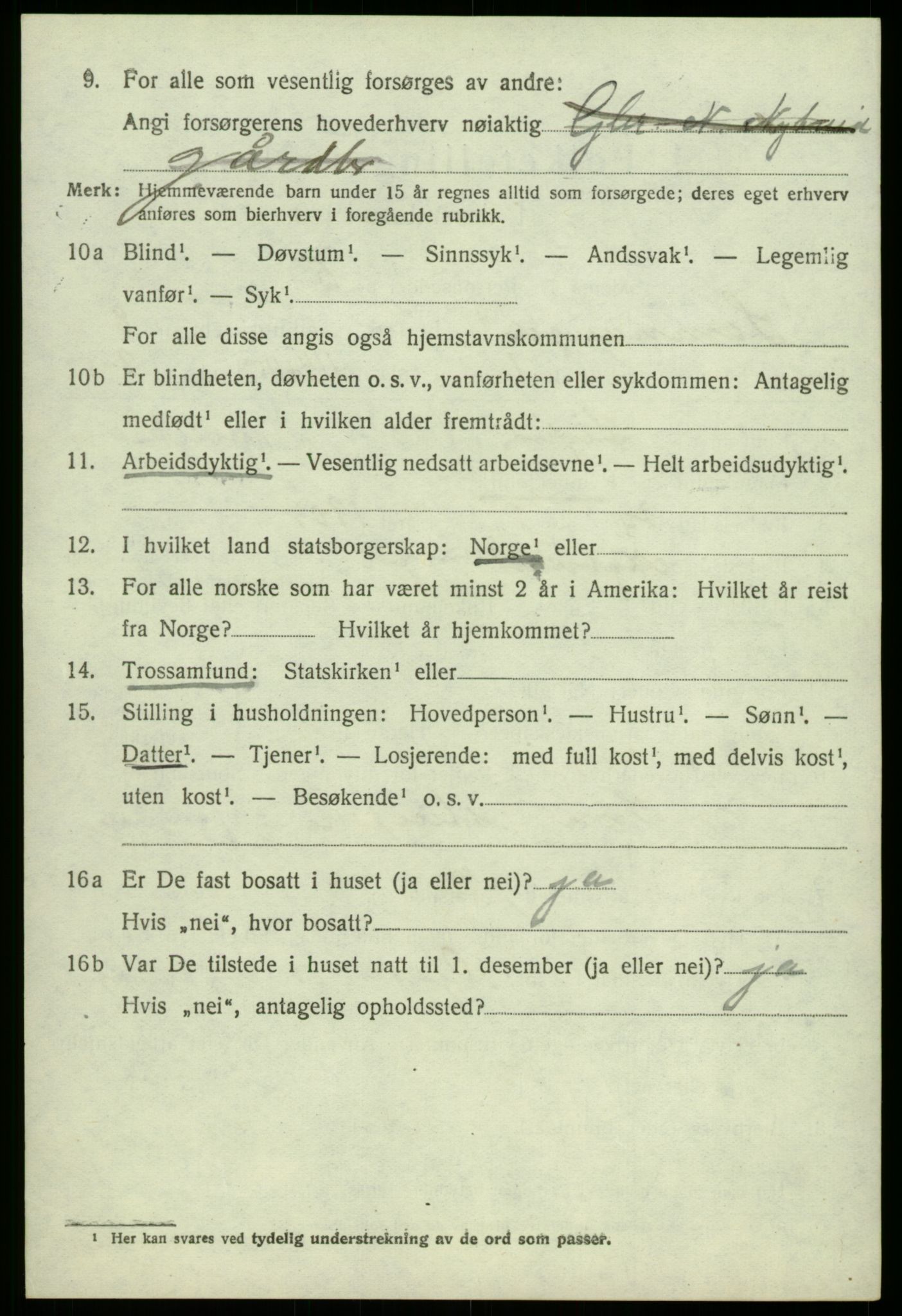 SAB, Folketelling 1920 for 1242 Samnanger herred, 1920, s. 3534