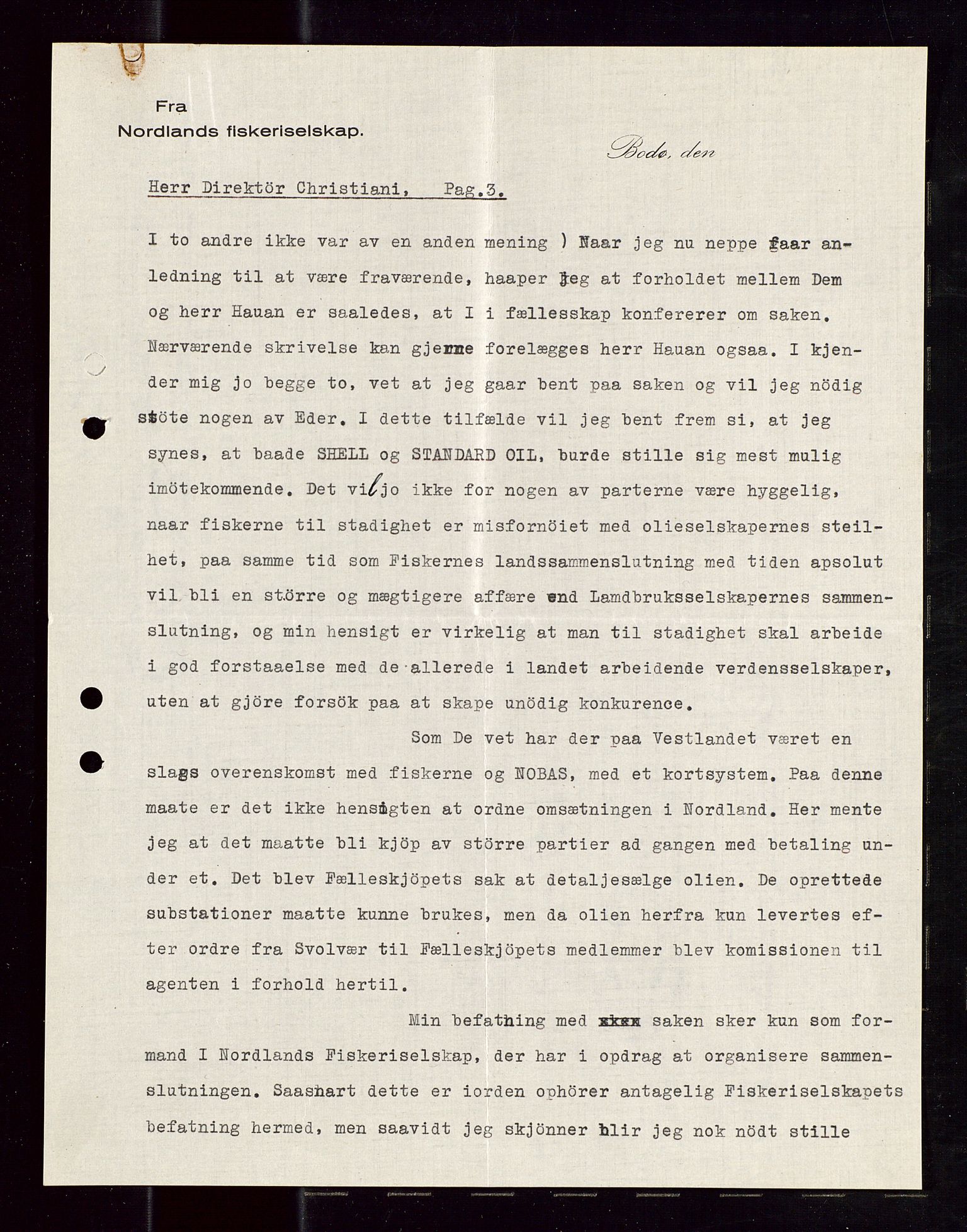 Pa 1521 - A/S Norske Shell, SAST/A-101915/E/Ea/Eaa/L0013: Sjefskorrespondanse, 1924, s. 146