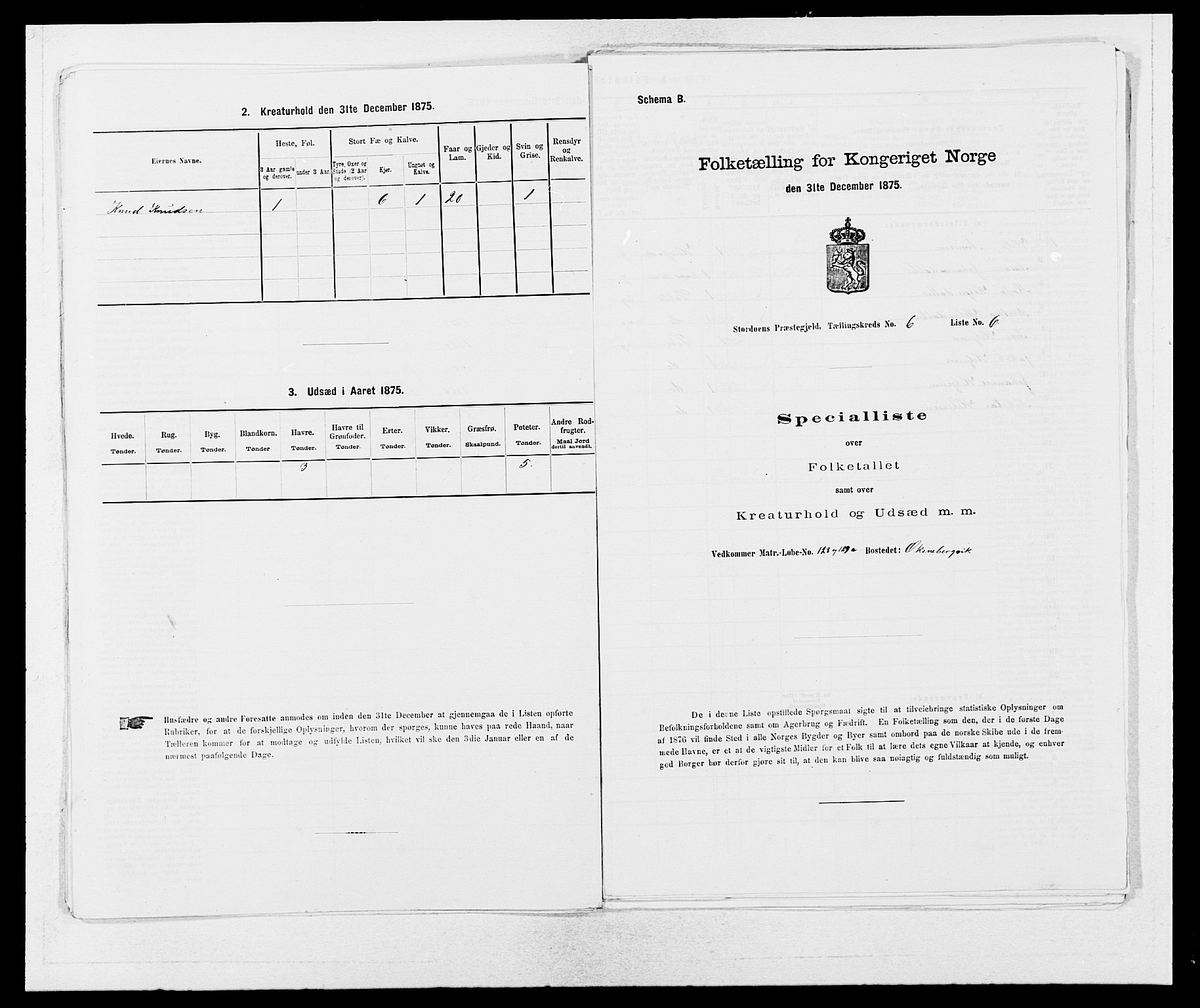 SAB, Folketelling 1875 for 1221P Stord prestegjeld, 1875, s. 549