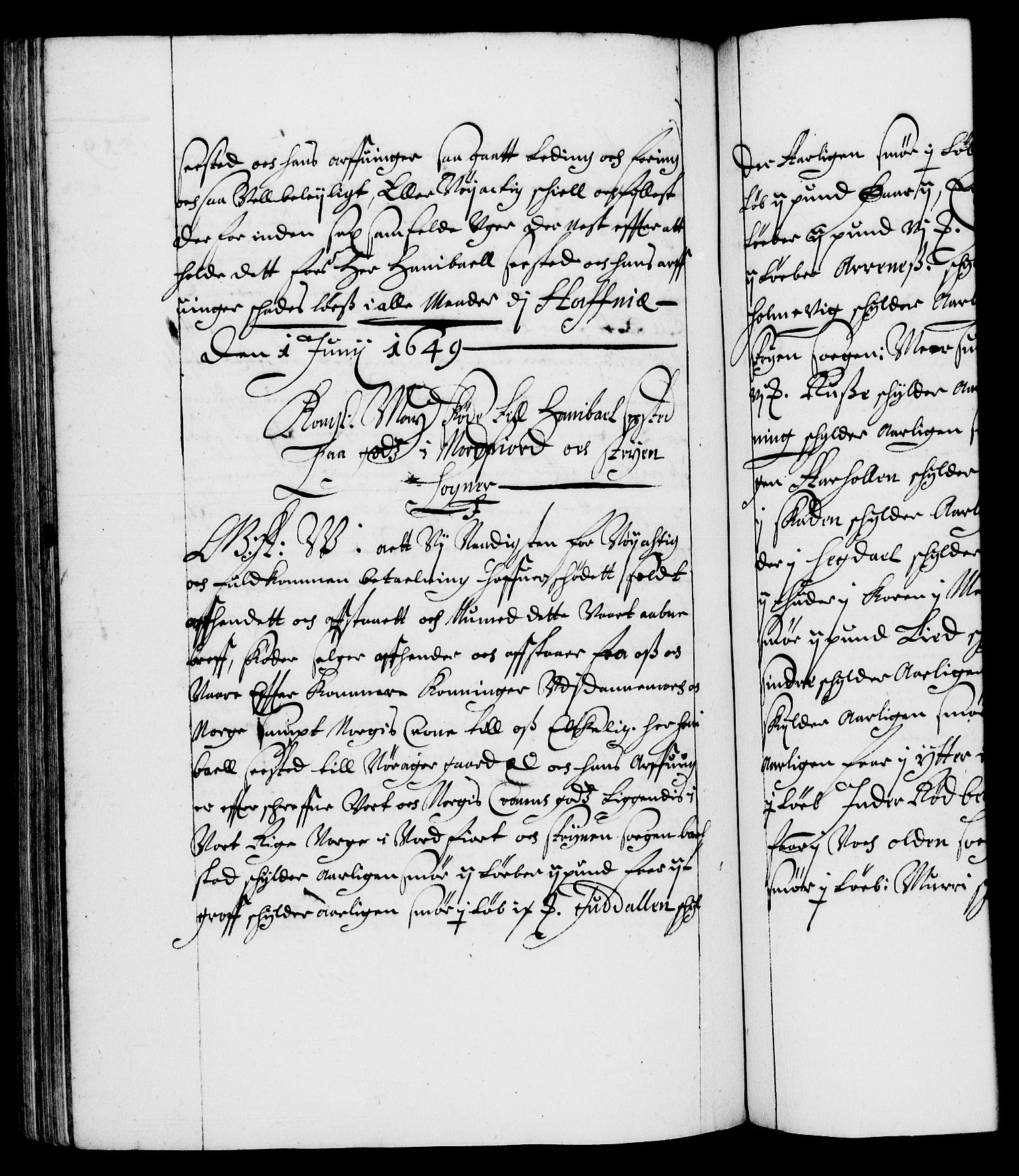 Danske Kanselli 1572-1799, RA/EA-3023/F/Fc/Fca/Fcaa/L0007: Norske registre (mikrofilm), 1648-1650, s. 519b