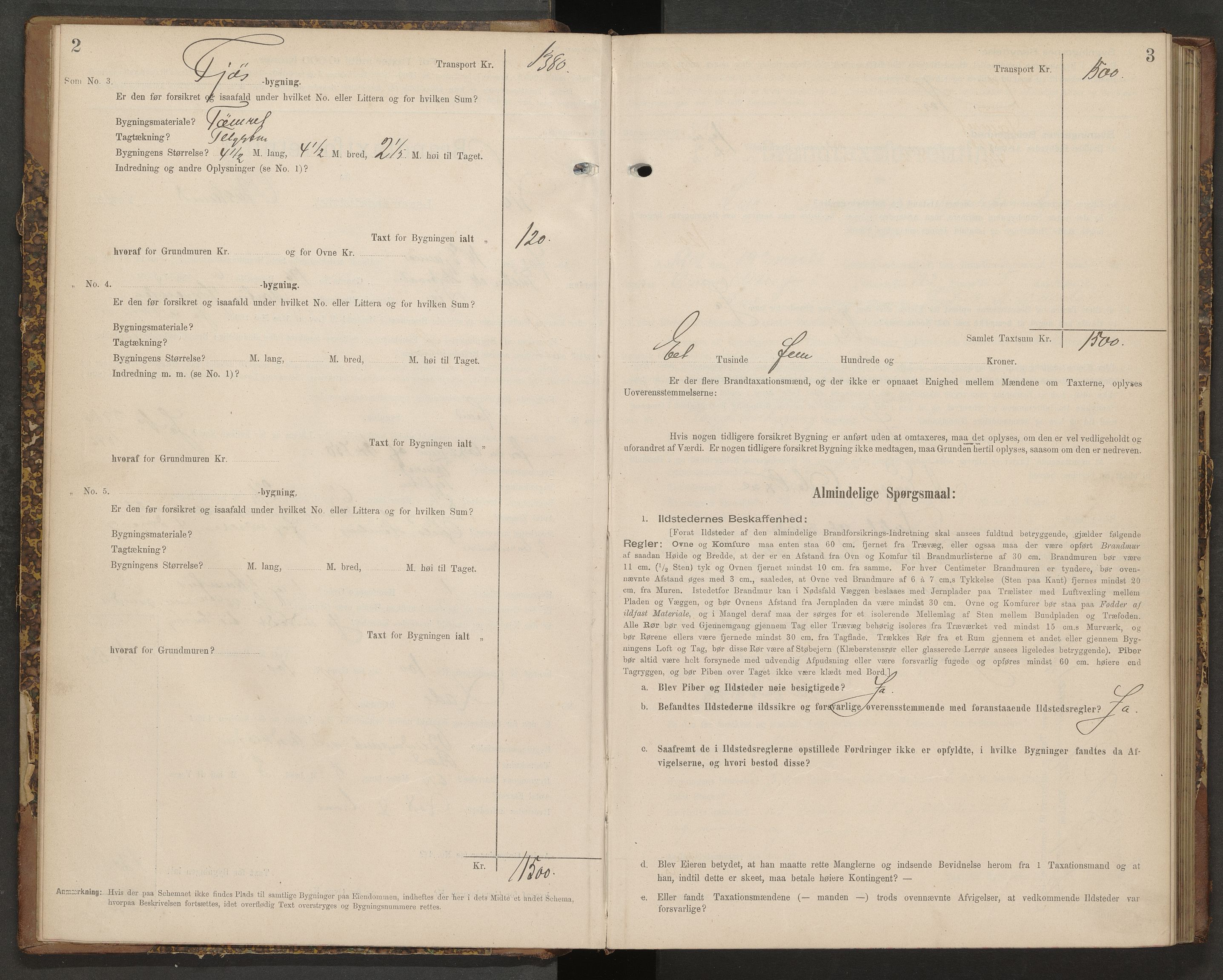 Lier lensmannskontor, AV/SAKO-A-507/Y/Yb/Ybb/L0002: Skjematakstprotokoll, 1902-1905