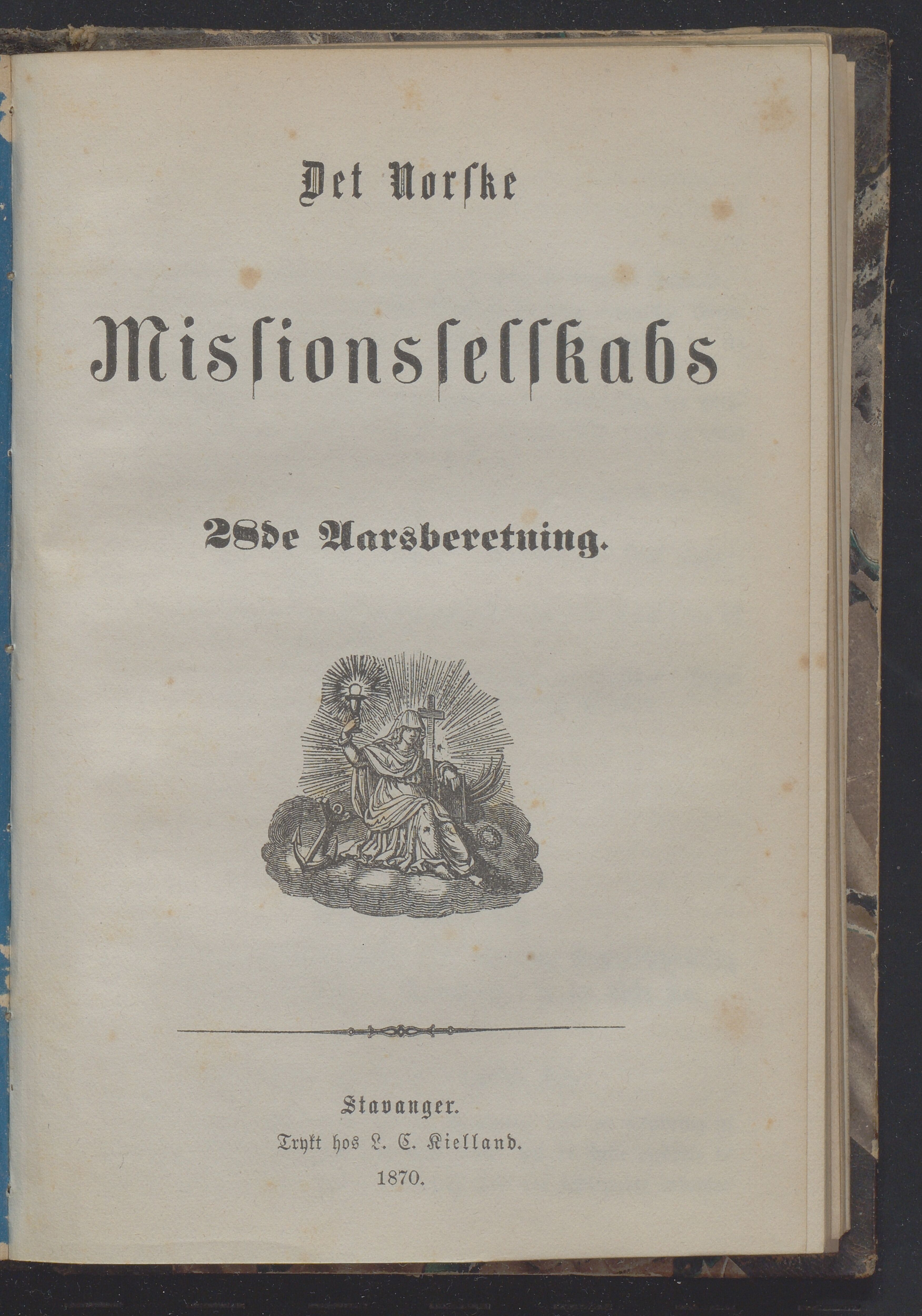 Det Norske Misjonsselskap - hovedadministrasjonen, VID/MA-A-1045/D/Db/Dba/L0337/0009: Beretninger, Bøker, Skrifter o.l   / Årsberetninger 28 , 1870