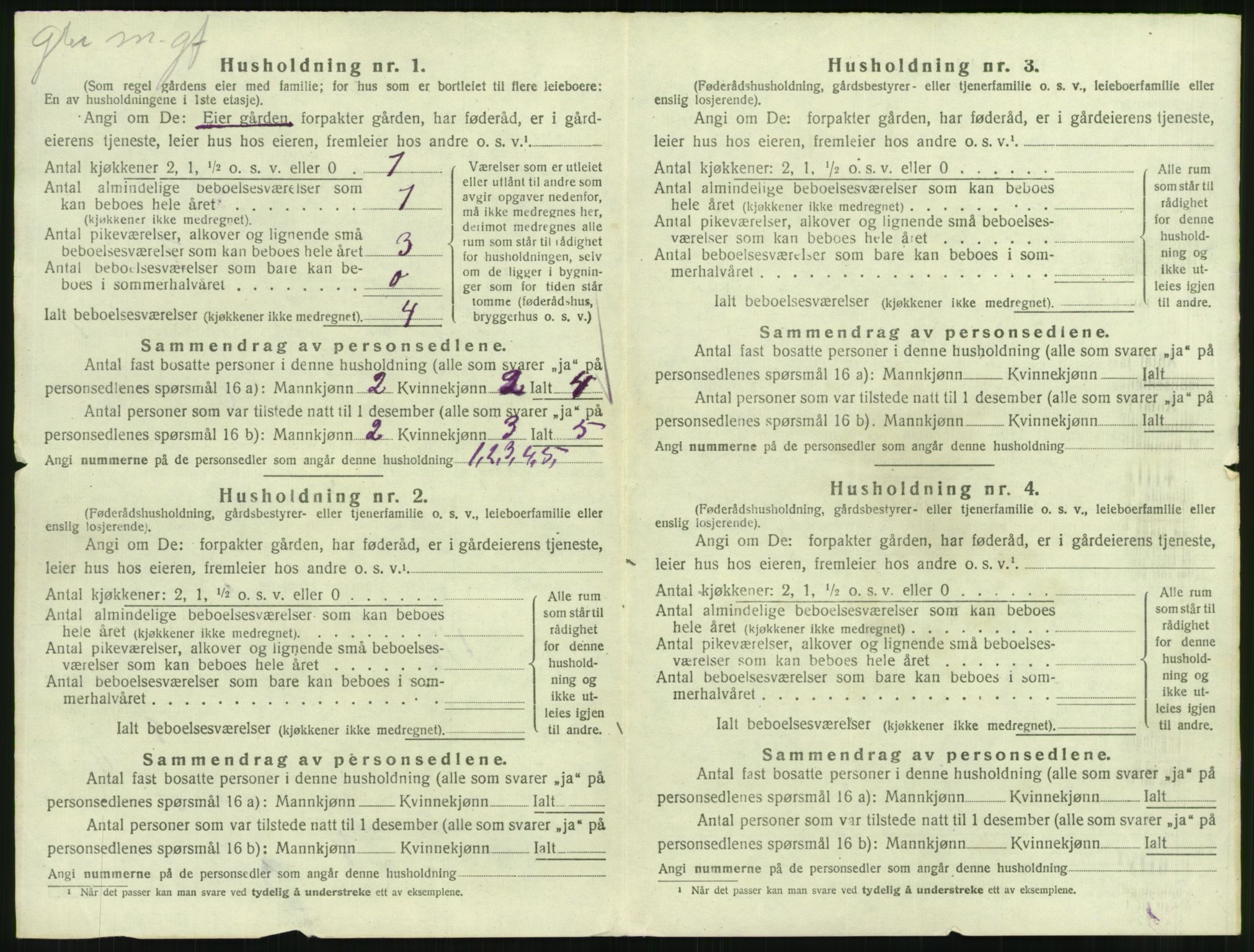 SAT, Folketelling 1920 for 1845 Sørfold herred, 1920, s. 50