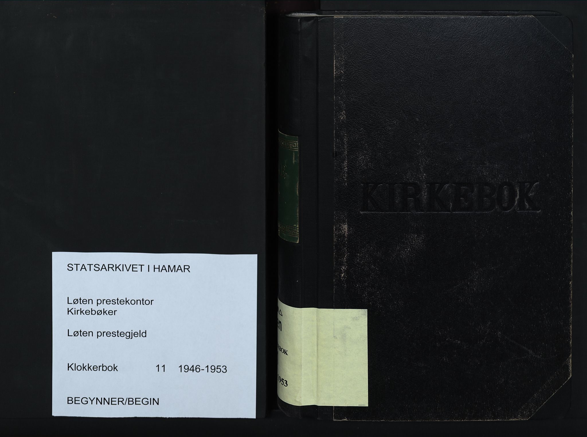 Løten prestekontor, SAH/PREST-022/L/La/L0011: Klokkerbok nr. 11, 1946-1953