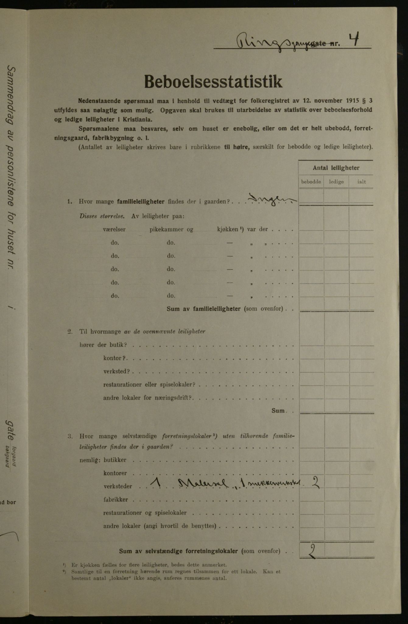 OBA, Kommunal folketelling 1.12.1923 for Kristiania, 1923, s. 91879