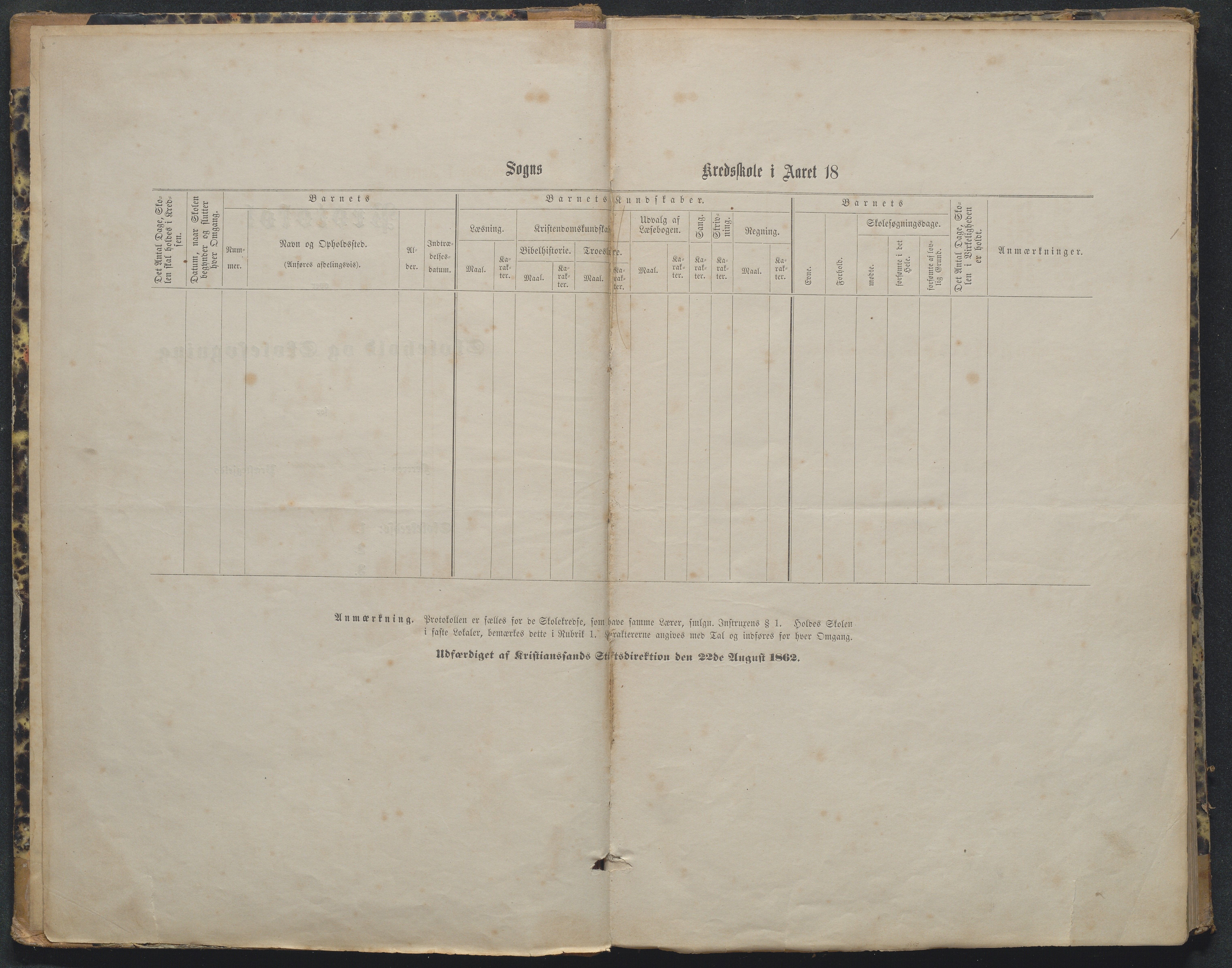 Flosta kommune, Narestø skole, AAKS/KA0916-550c/F2/L0002: Skoleprotokoll, 1863-1879