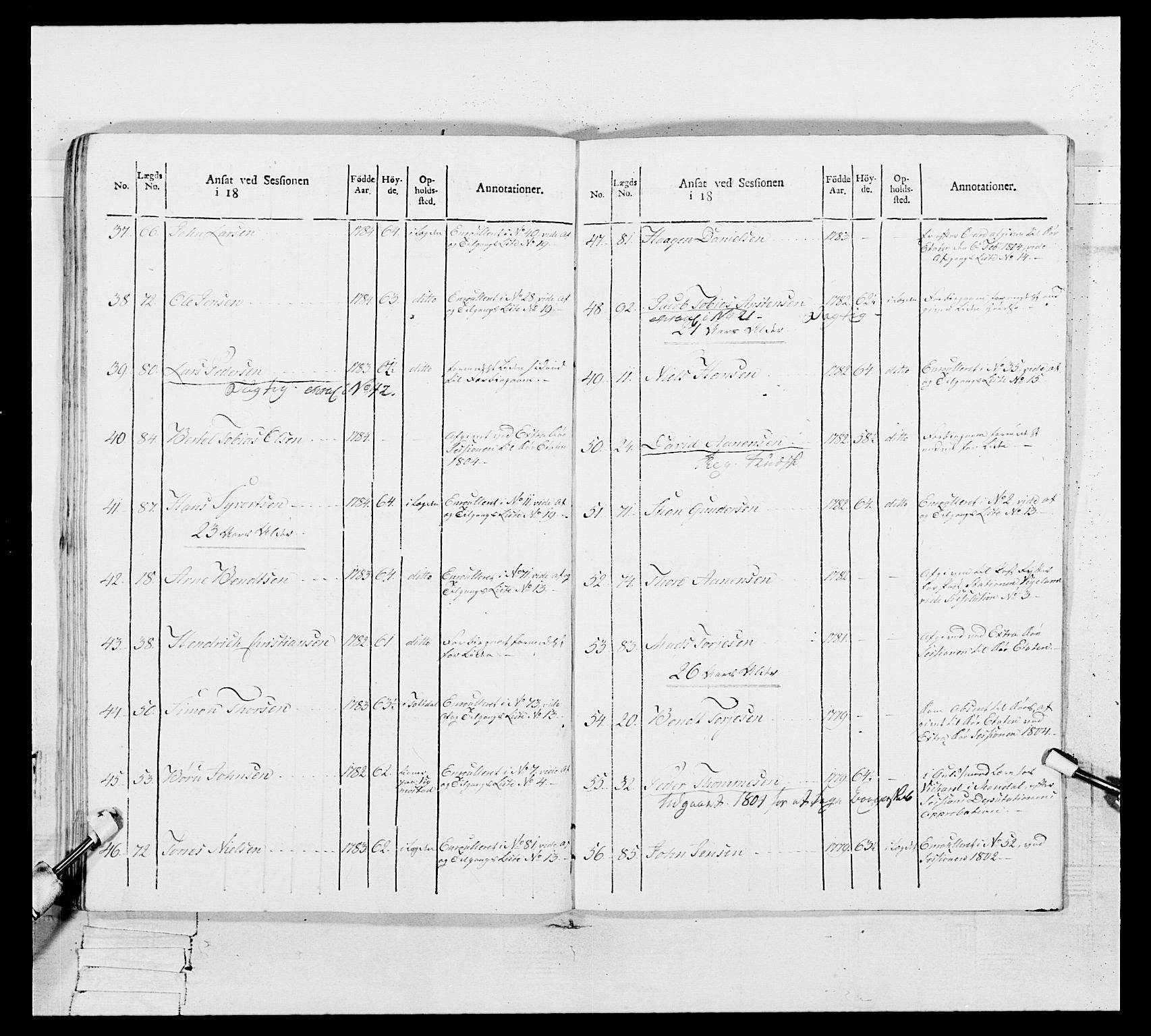Generalitets- og kommissariatskollegiet, Det kongelige norske kommissariatskollegium, AV/RA-EA-5420/E/Eh/L0109: Vesterlenske nasjonale infanteriregiment, 1806, s. 446