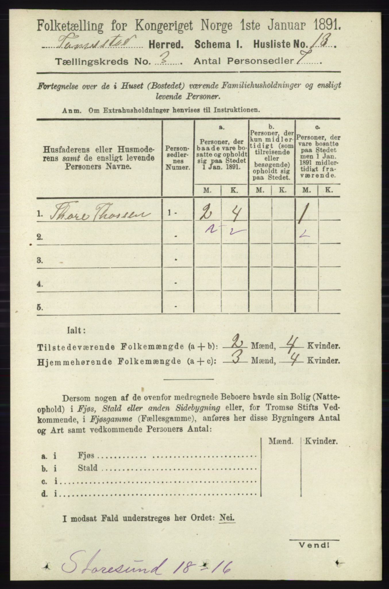 RA, Folketelling 1891 for 1152 Torvastad herred, 1891, s. 883