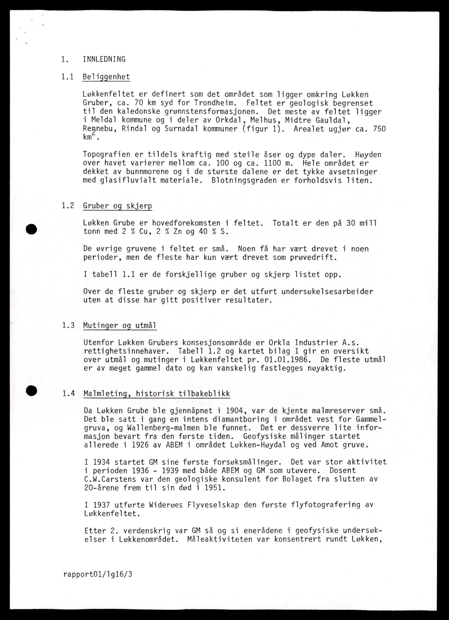 Direktoratet for mineralforvaltning , AV/SAT-A-1562/F/L0433: Rapporter, 1912-1986, s. 553