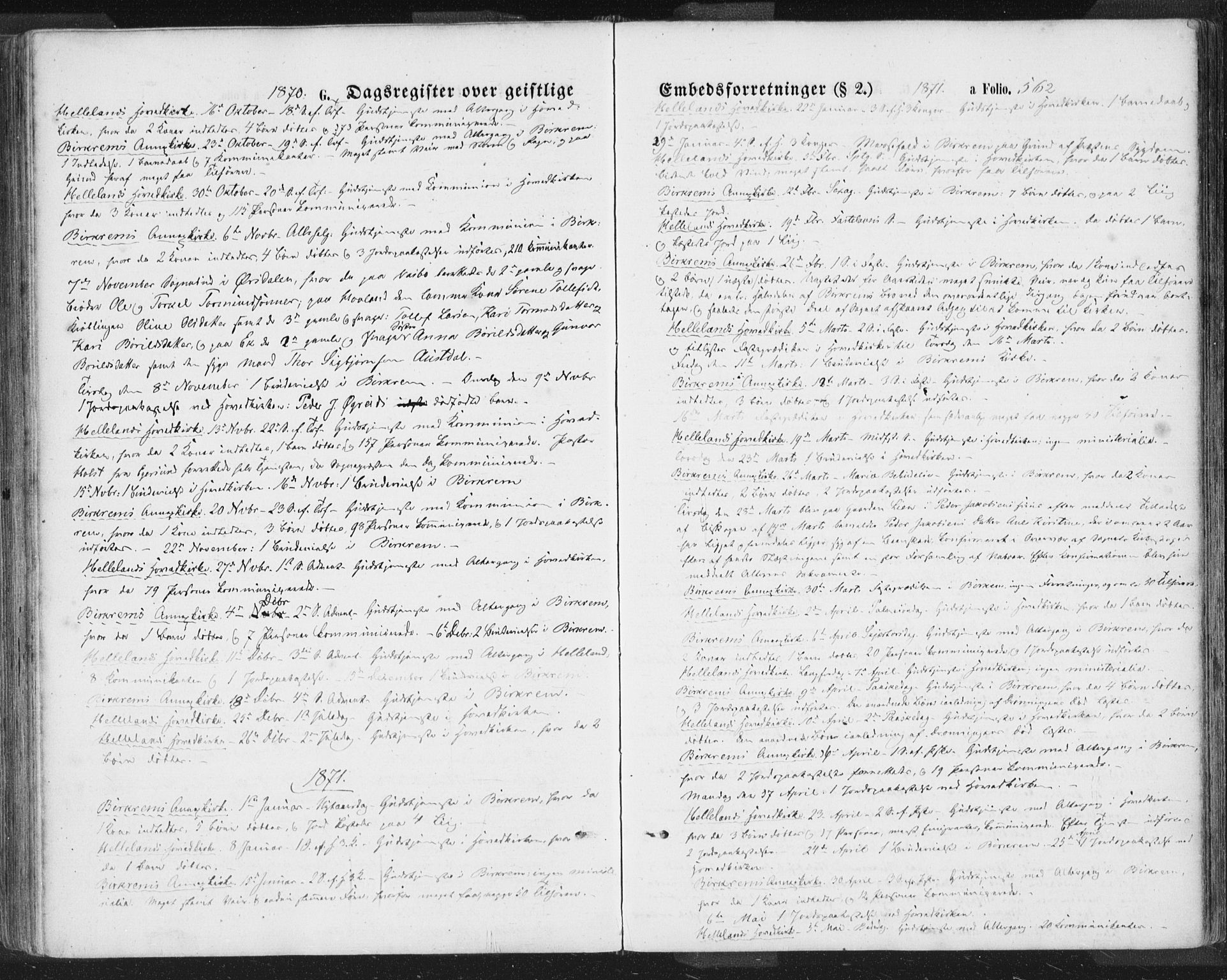 Helleland sokneprestkontor, SAST/A-101810: Ministerialbok nr. A 7.2, 1863-1886, s. 562