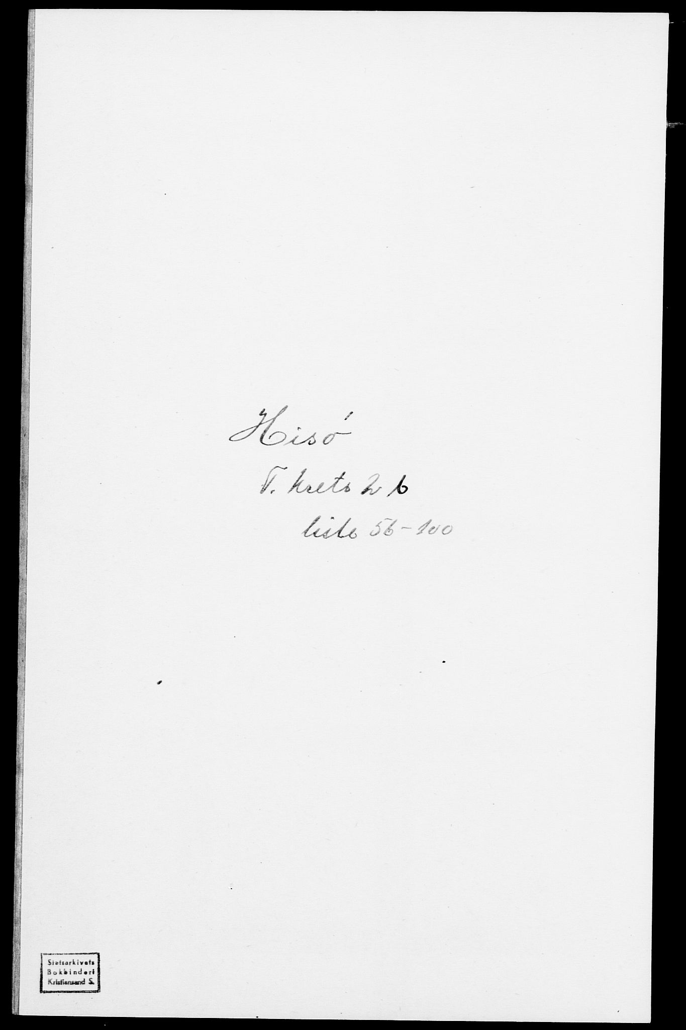 SAK, Folketelling 1875 for 0922P Hisøy prestegjeld, 1875, s. 385