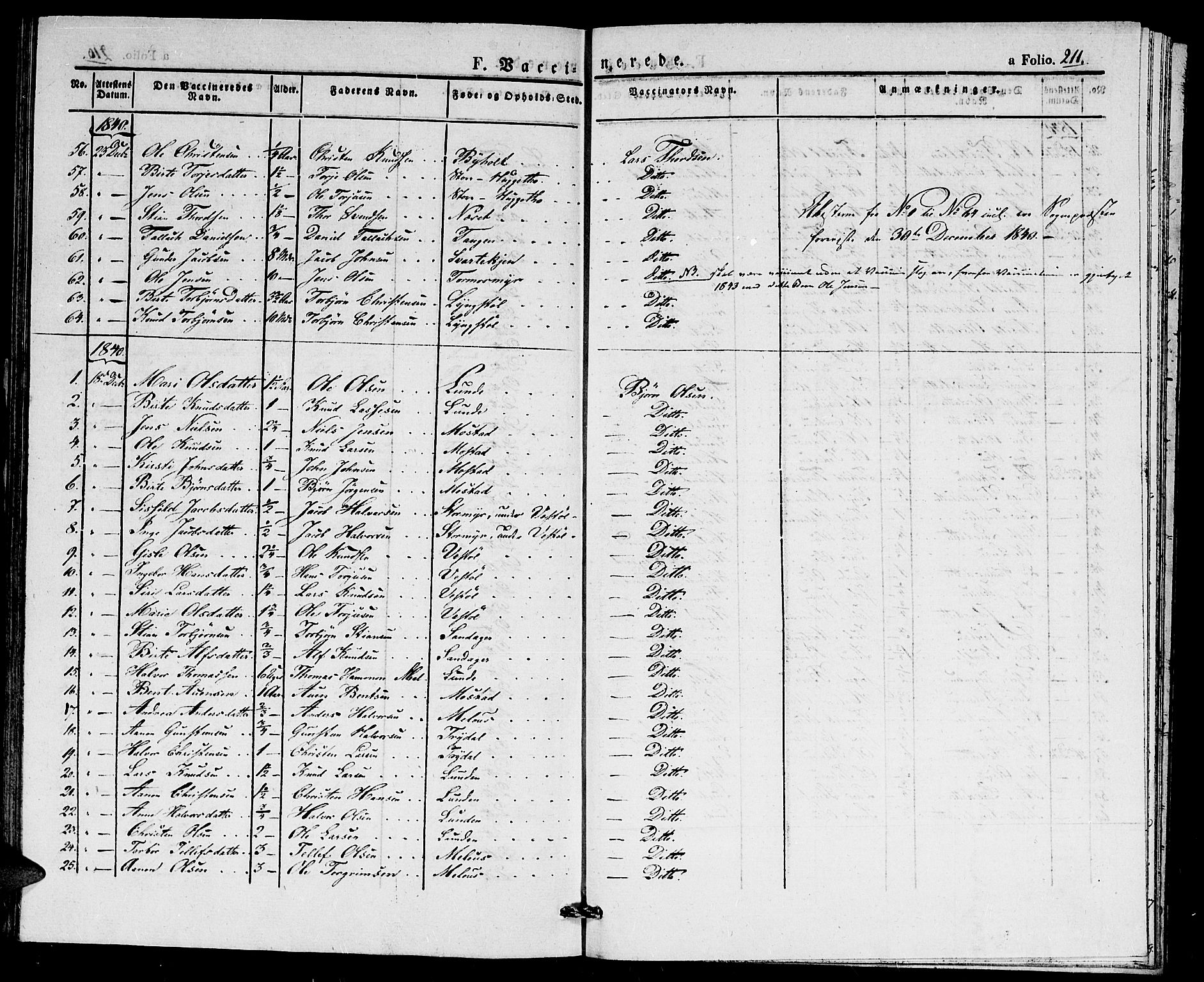 Gjerstad sokneprestkontor, AV/SAK-1111-0014/F/Fa/Faa/L0005: Ministerialbok nr. A 5, 1829-1841, s. 211