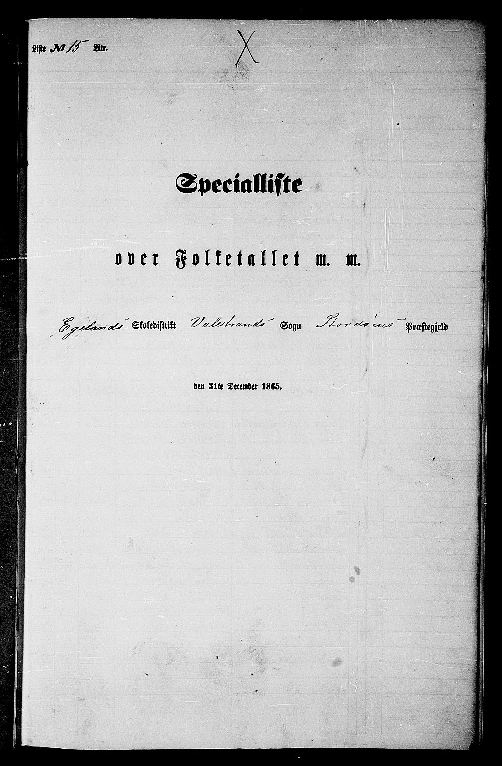 RA, Folketelling 1865 for 1221P Stord prestegjeld, 1865, s. 136