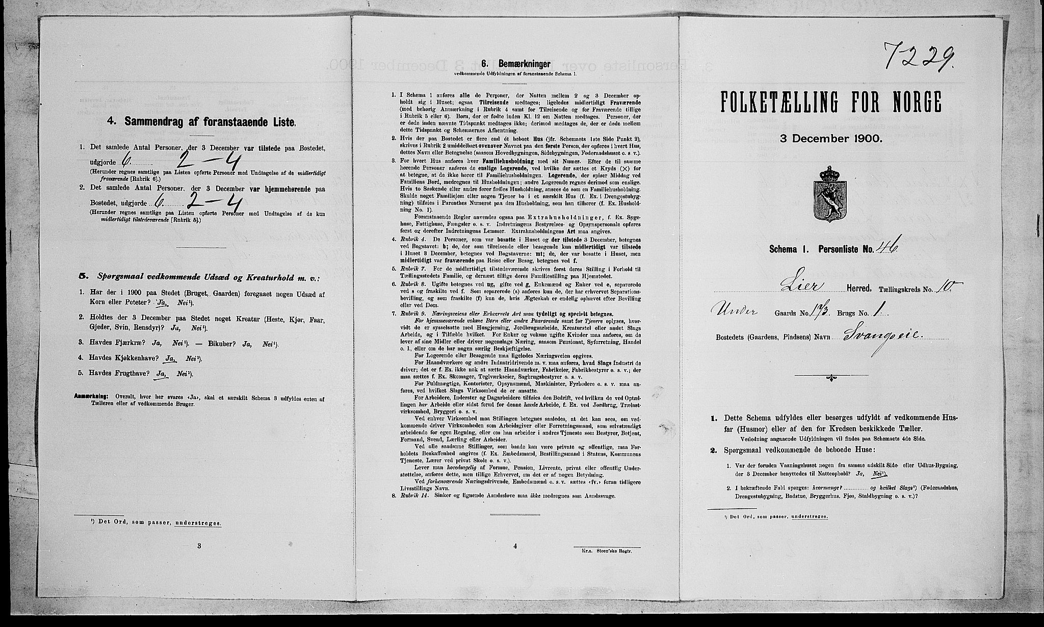 RA, Folketelling 1900 for 0626 Lier herred, 1900, s. 1828