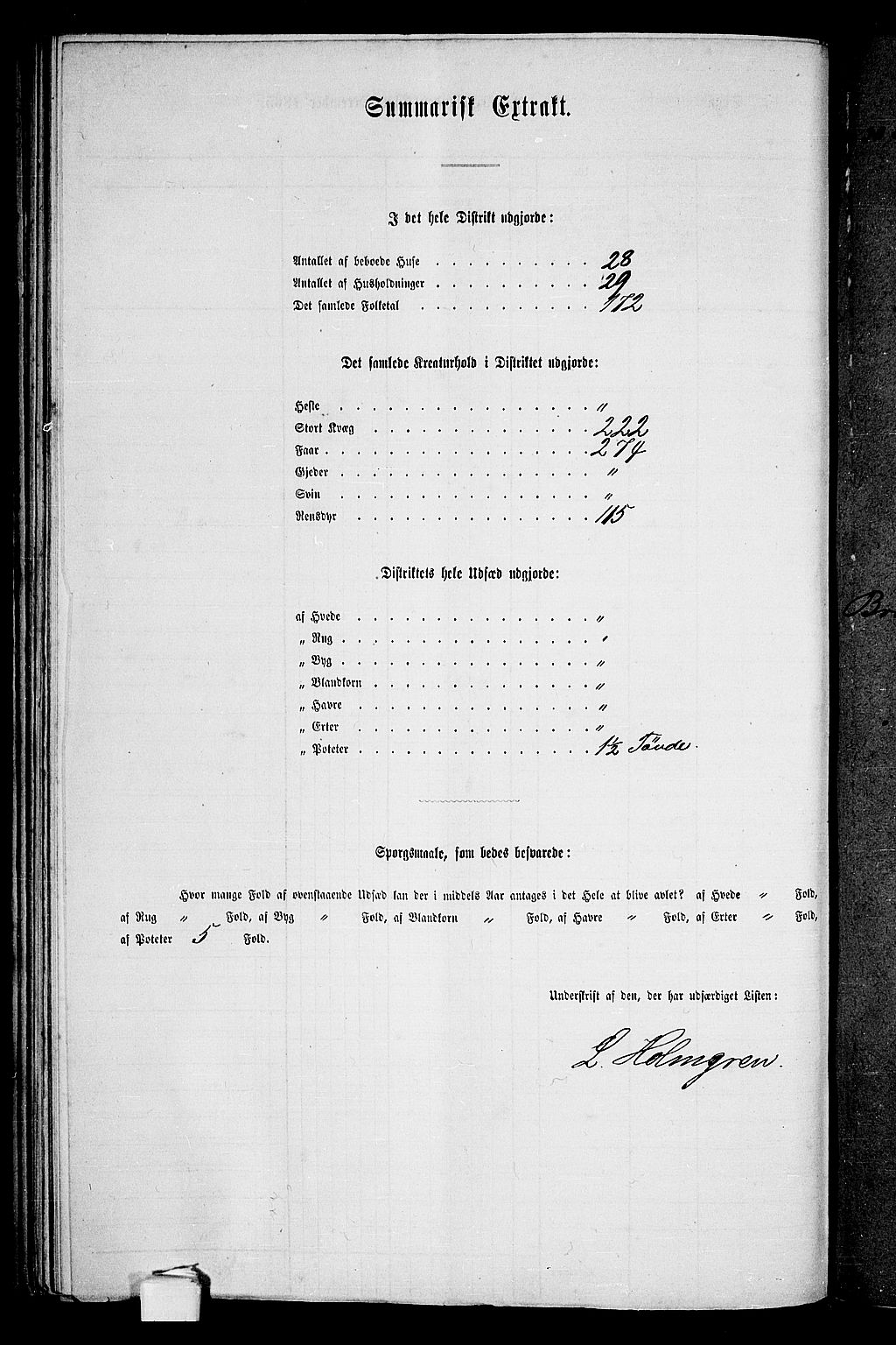 RA, Folketelling 1865 for 2020P Kistrand prestegjeld, 1865, s. 57