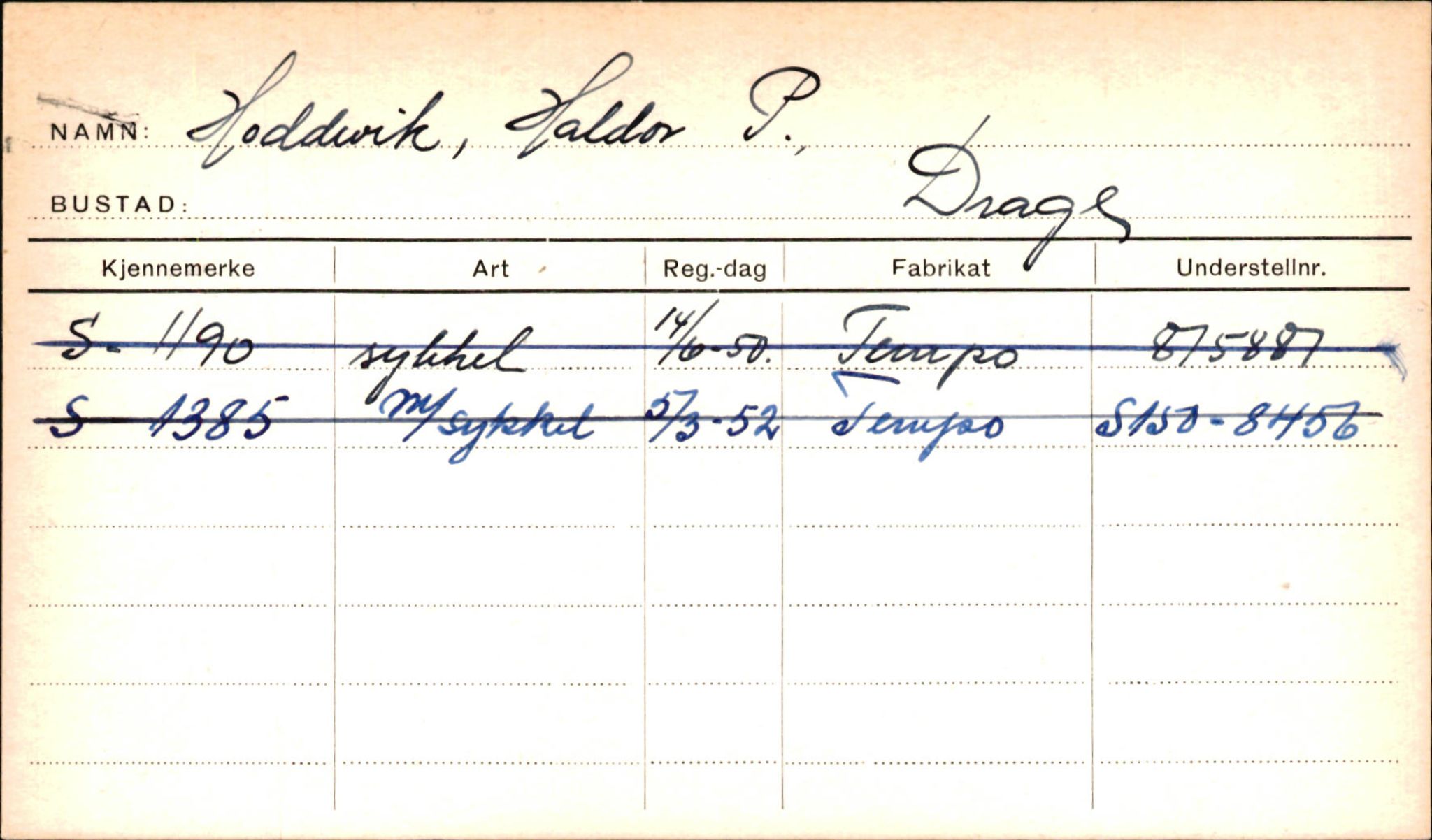 Statens vegvesen, Sogn og Fjordane vegkontor, AV/SAB-A-5301/4/F/L0001A: Eigarregister Fjordane til 1.6.1961, 1930-1961, s. 524